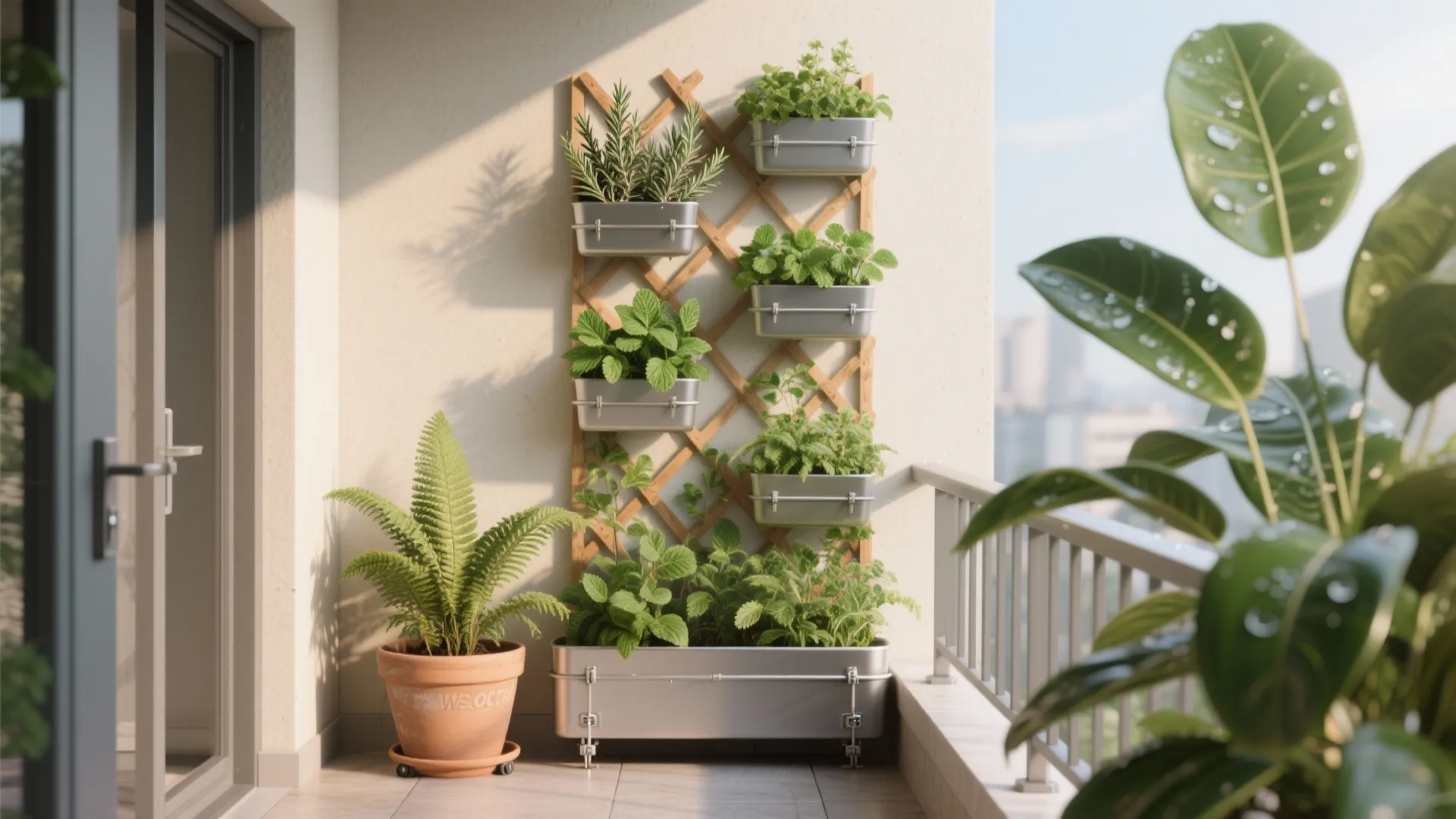 Vertical greenery that behaves