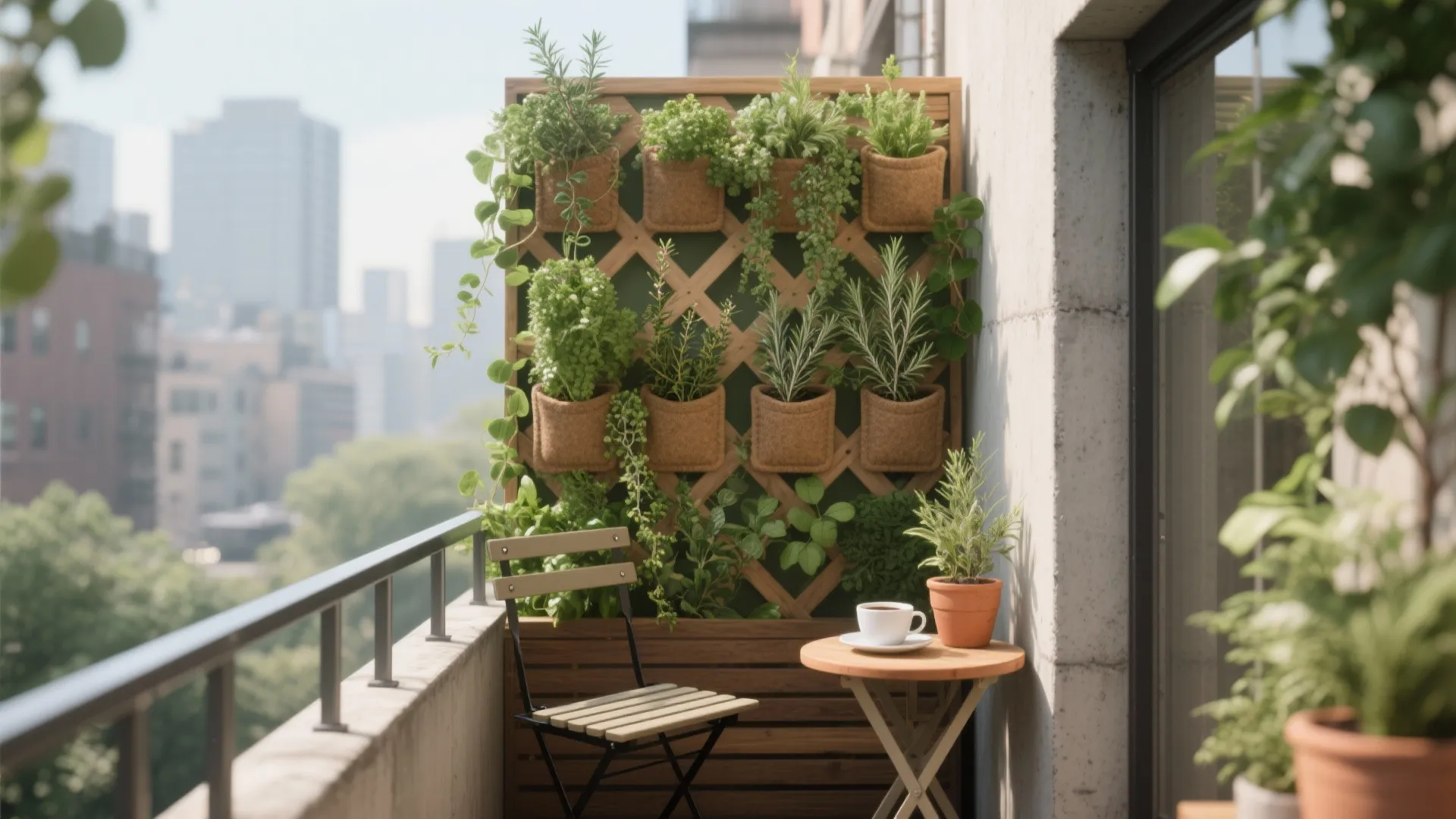 Vertical Green Wall for Lush Impact