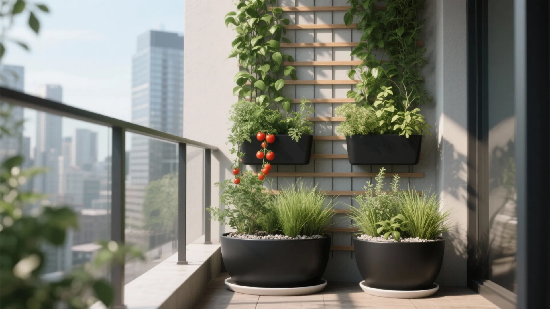 Vertical greenery that thrives on balconies