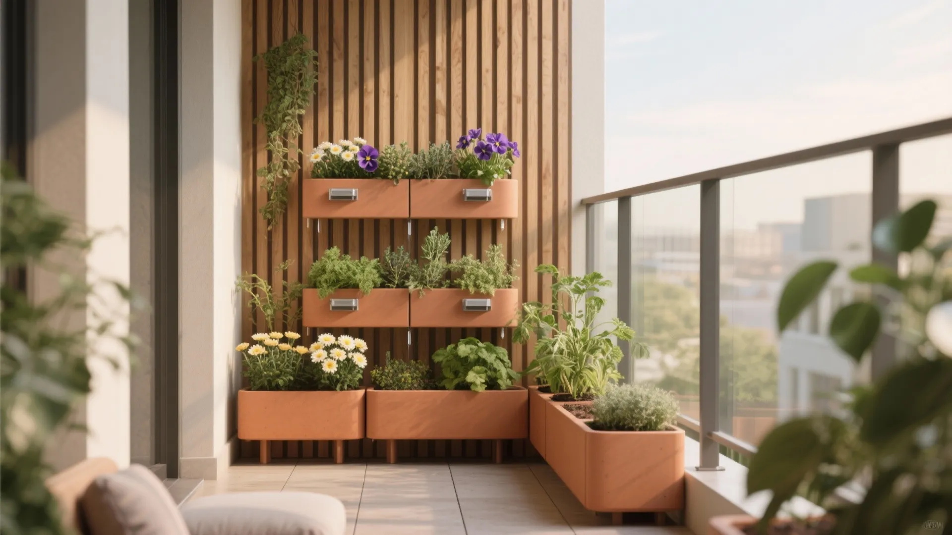 Vertical Greenery and Fall Herbs