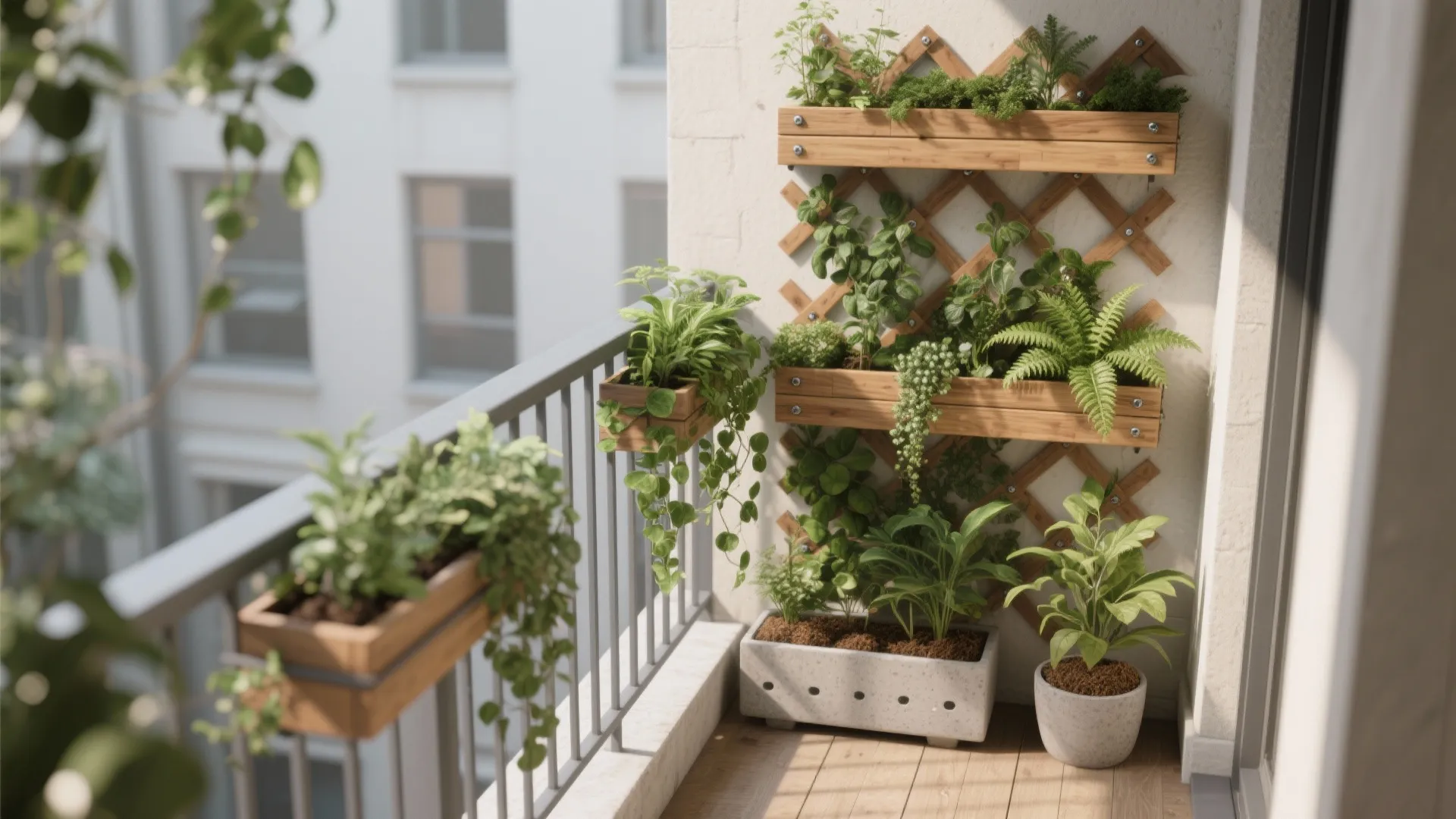 Vertical greenery that climbs instead of crowds