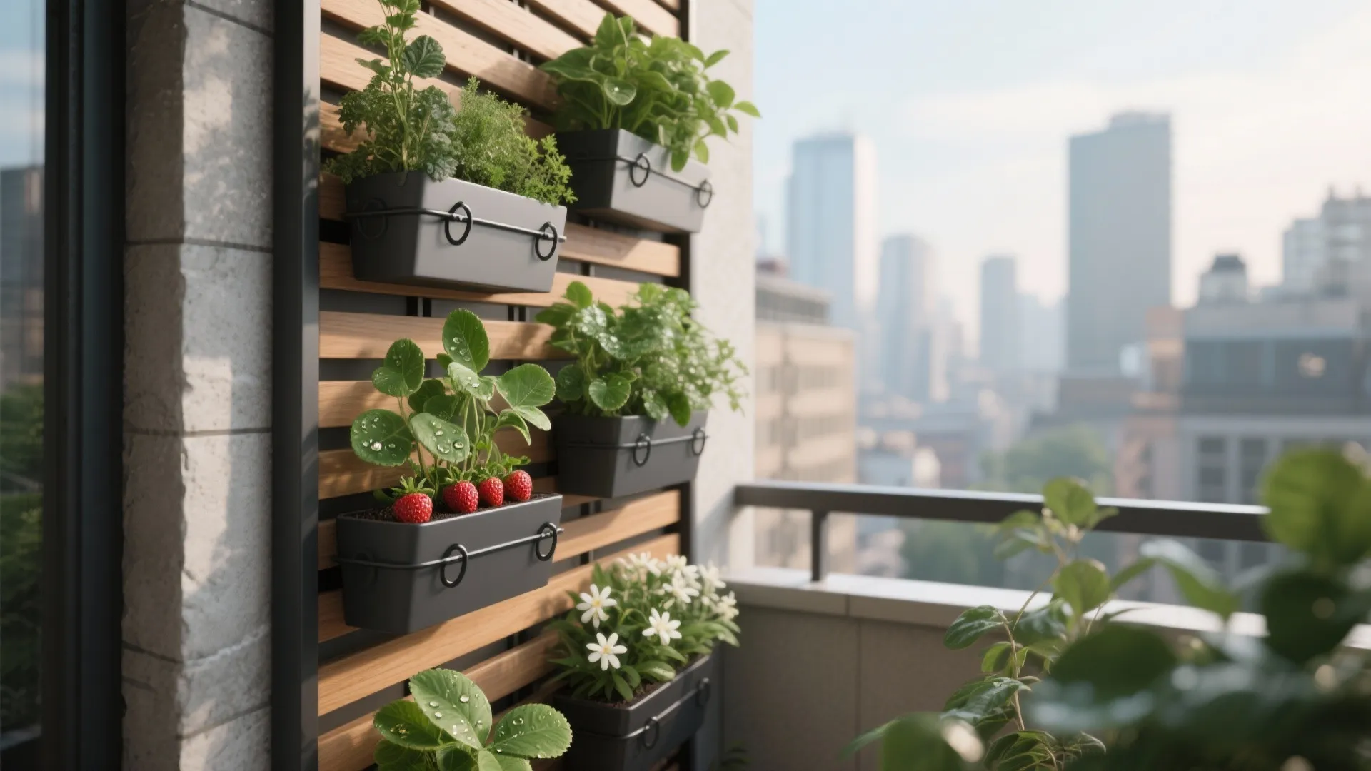 Vertical Greenery for Lush Privacy