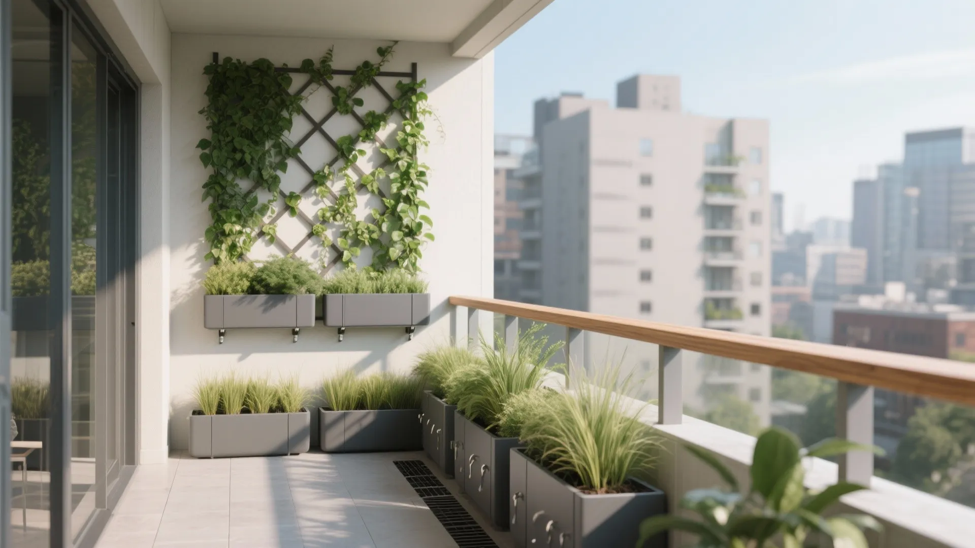 Vertical Greenery & Slim Planters