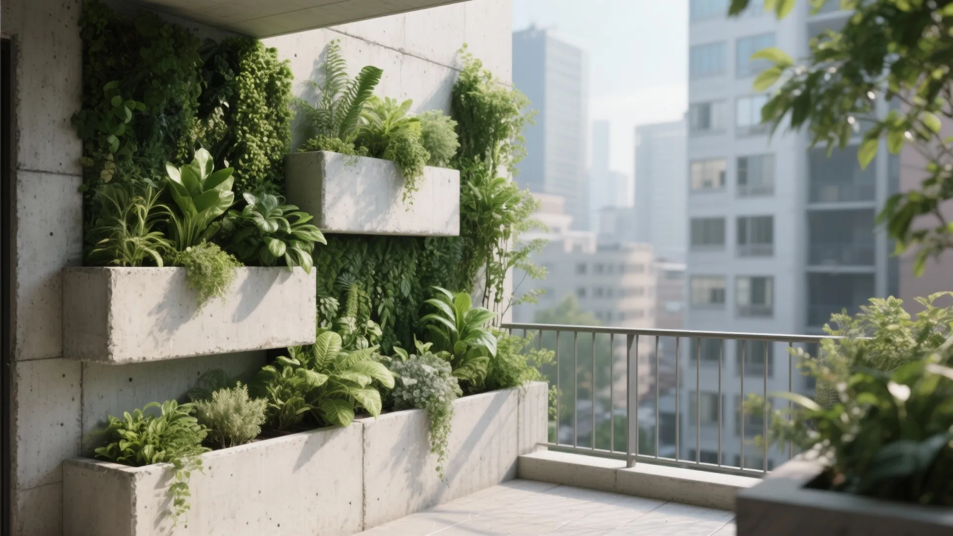 Vertical Green Wall Integration