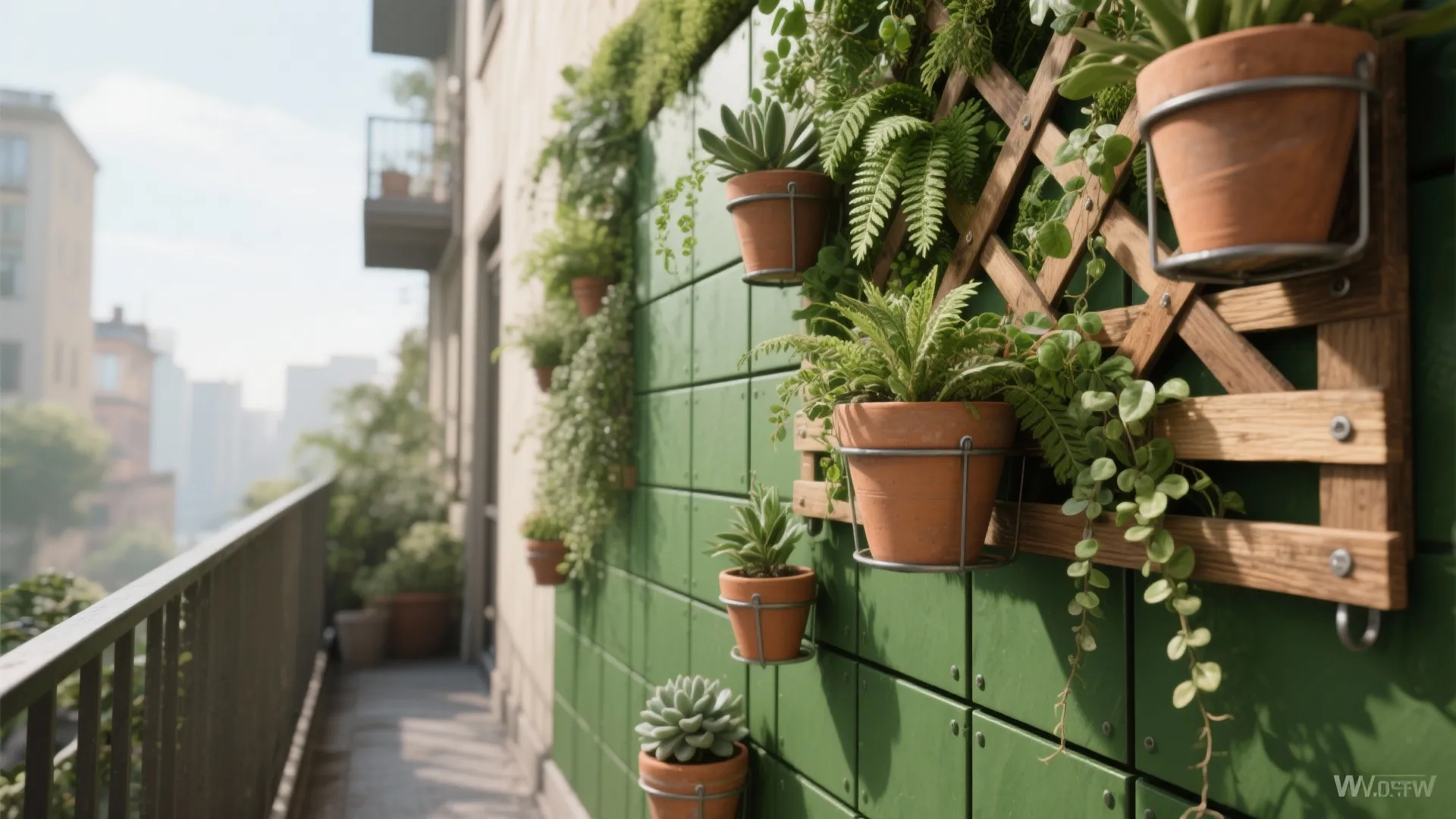 1. Go Vertical with a Green Wall