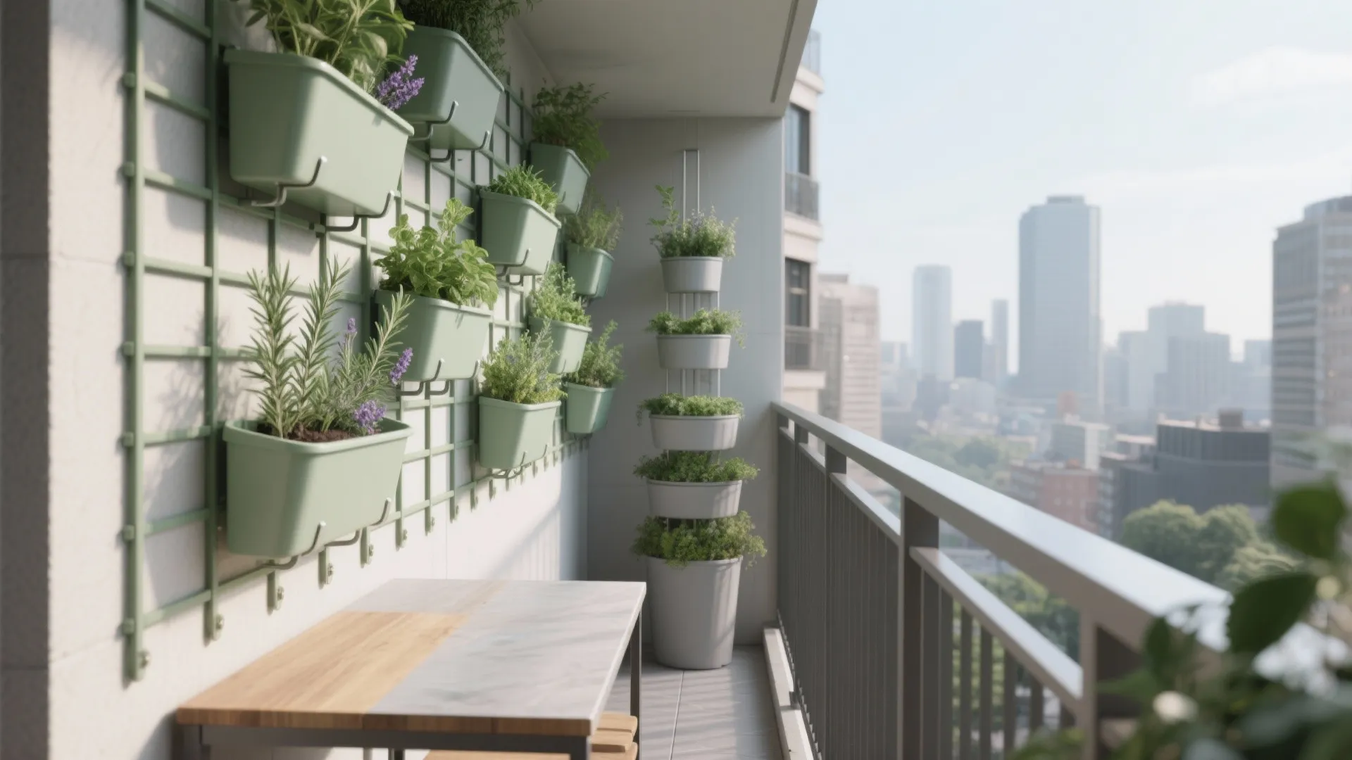 Minimalist Vertical Greenery