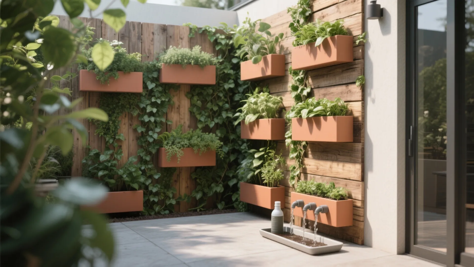 1. Vertical greenery and living walls