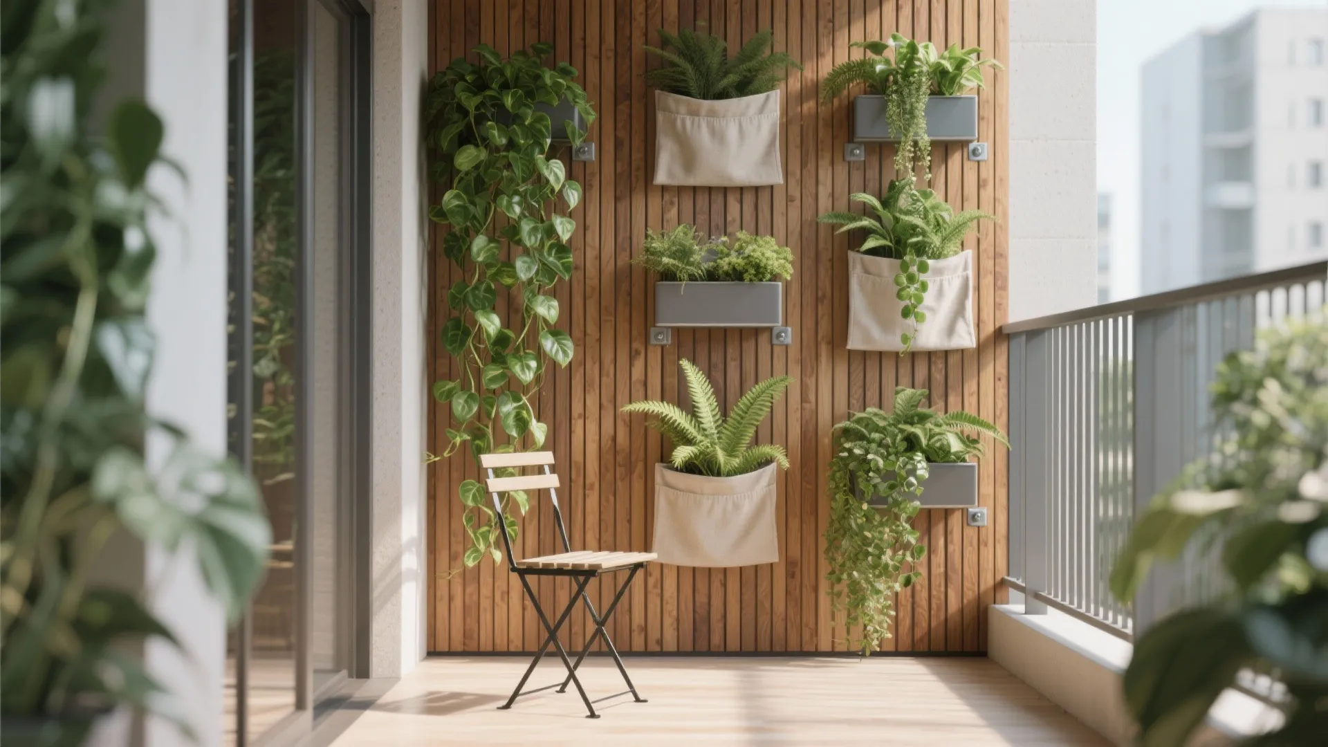 Vertical Greenery to Free the Floor
