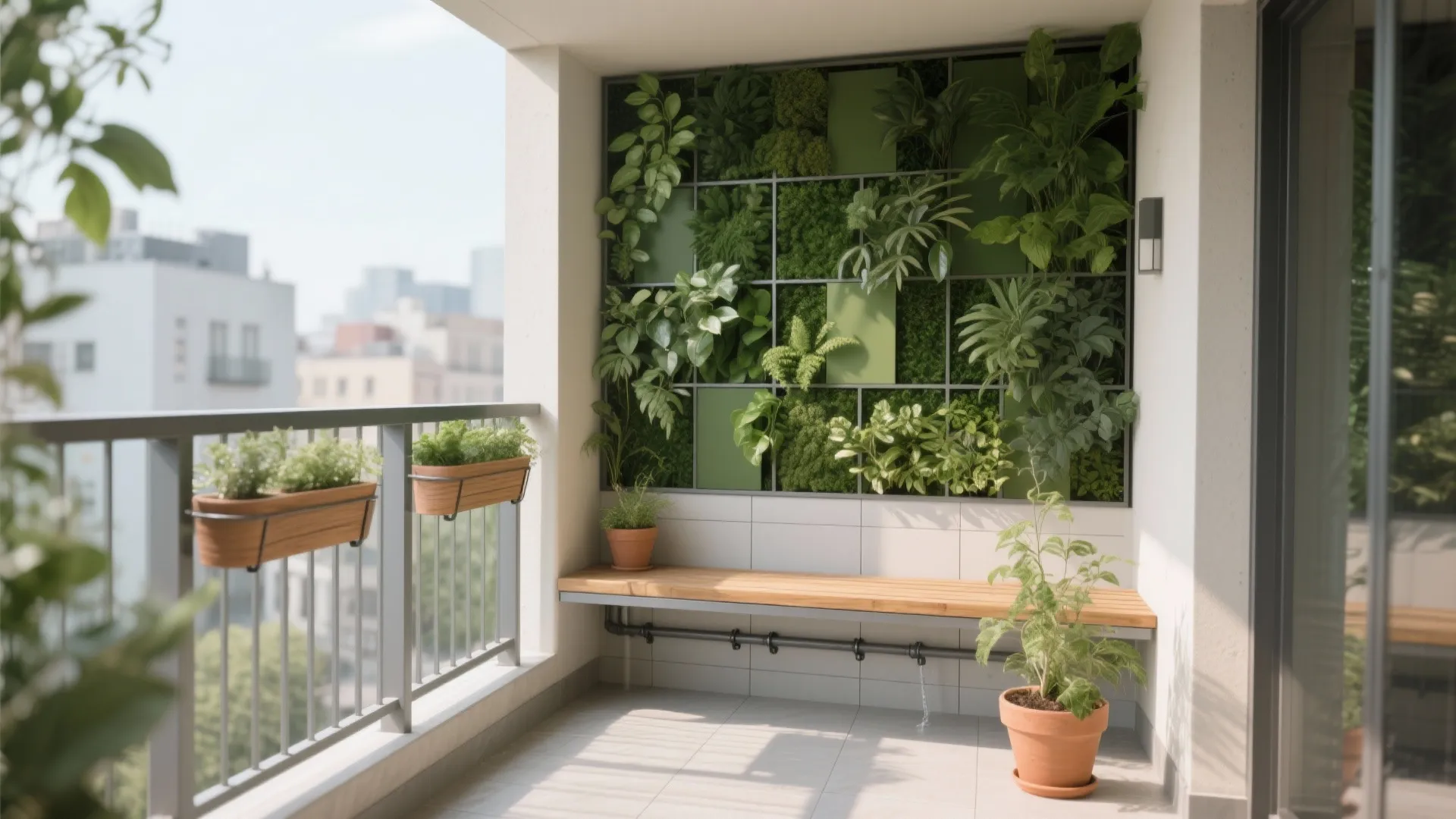 Vertical Greenery That Doubles as Privacy