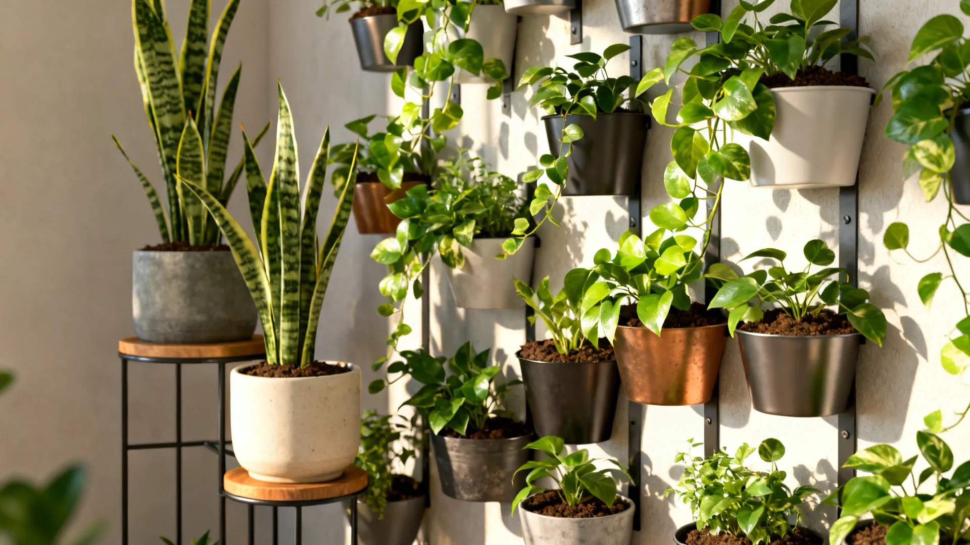 5. Vertical Greenery and Planter Arrangements