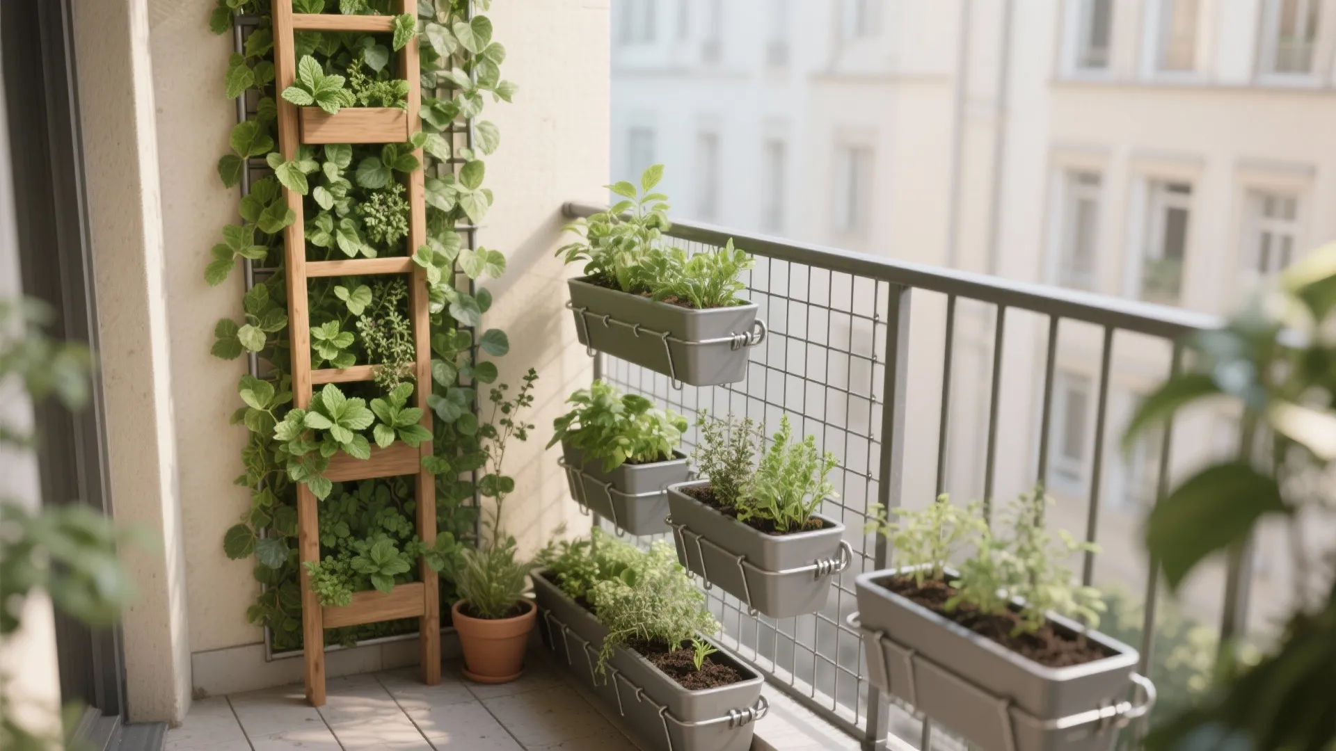 Vertical greens: grow up, not out