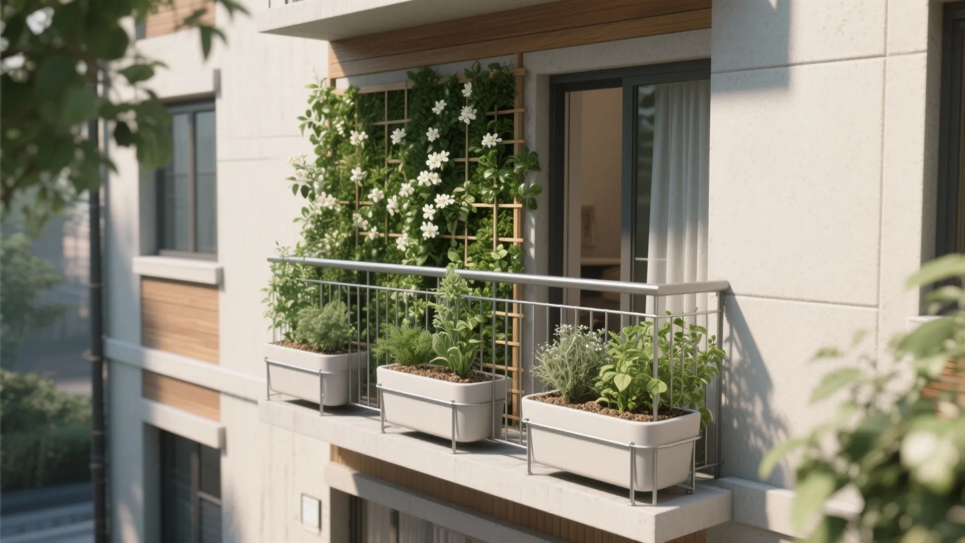 Vertical Greens and Planters That Breathe