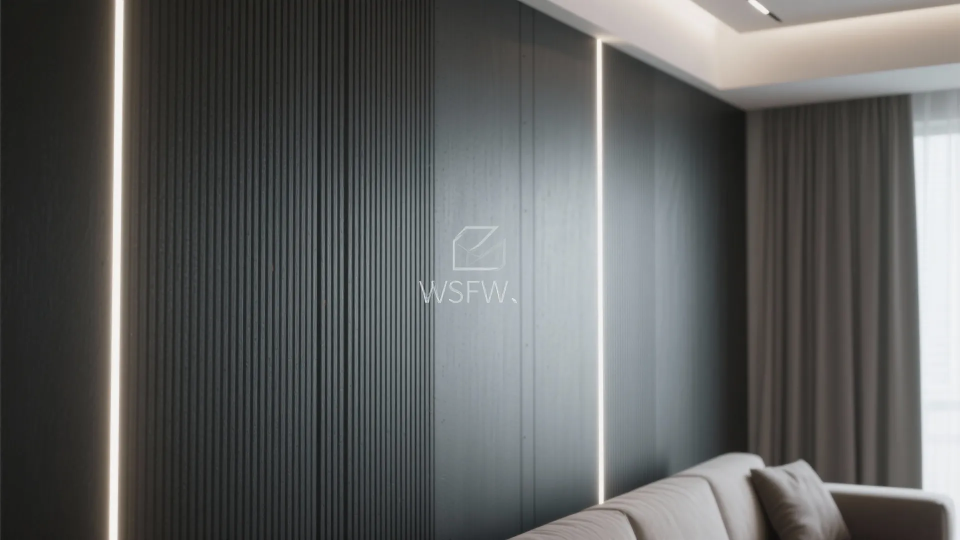 Minimalist Vertical Grooves