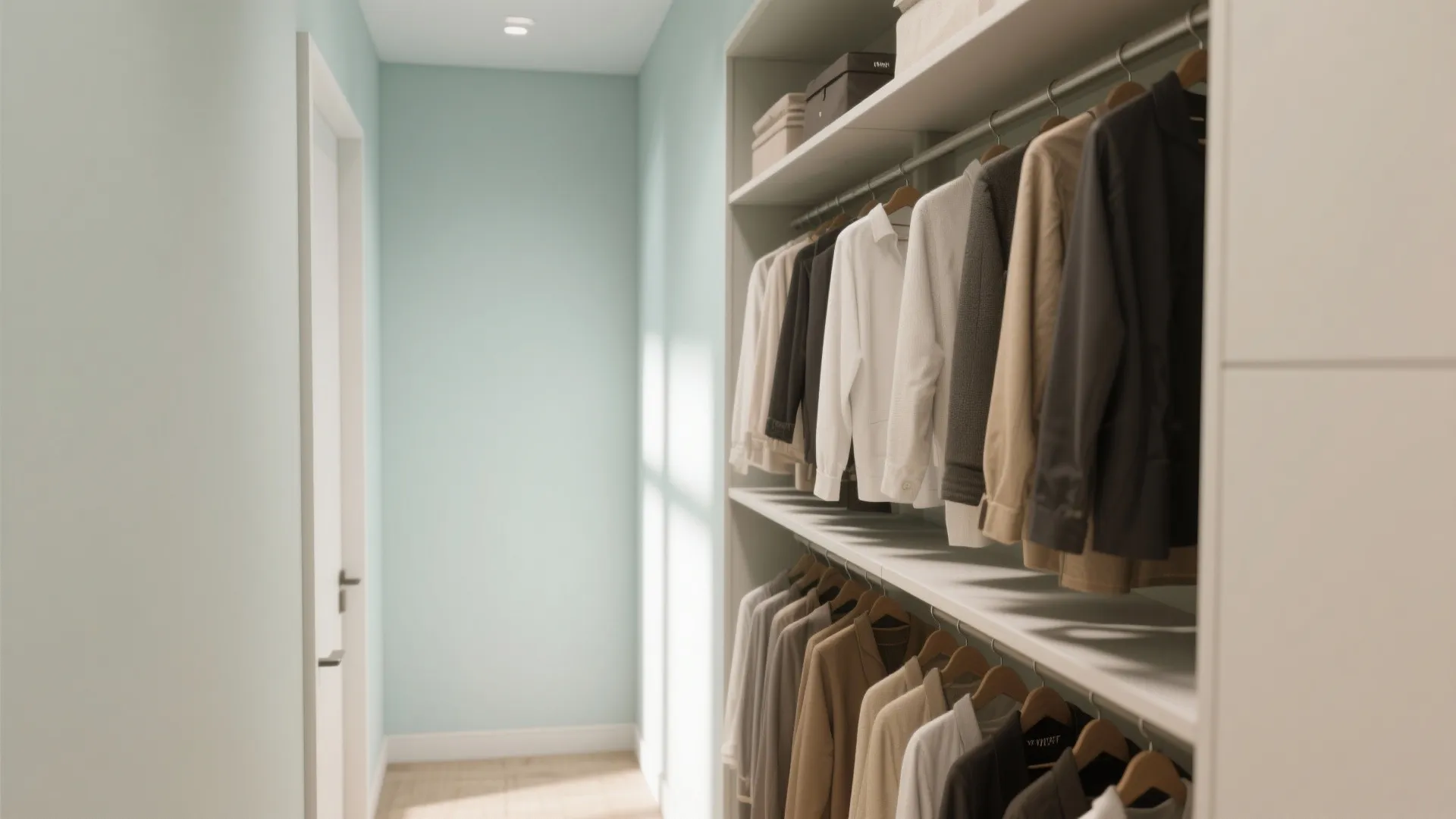 Vertical hanging space