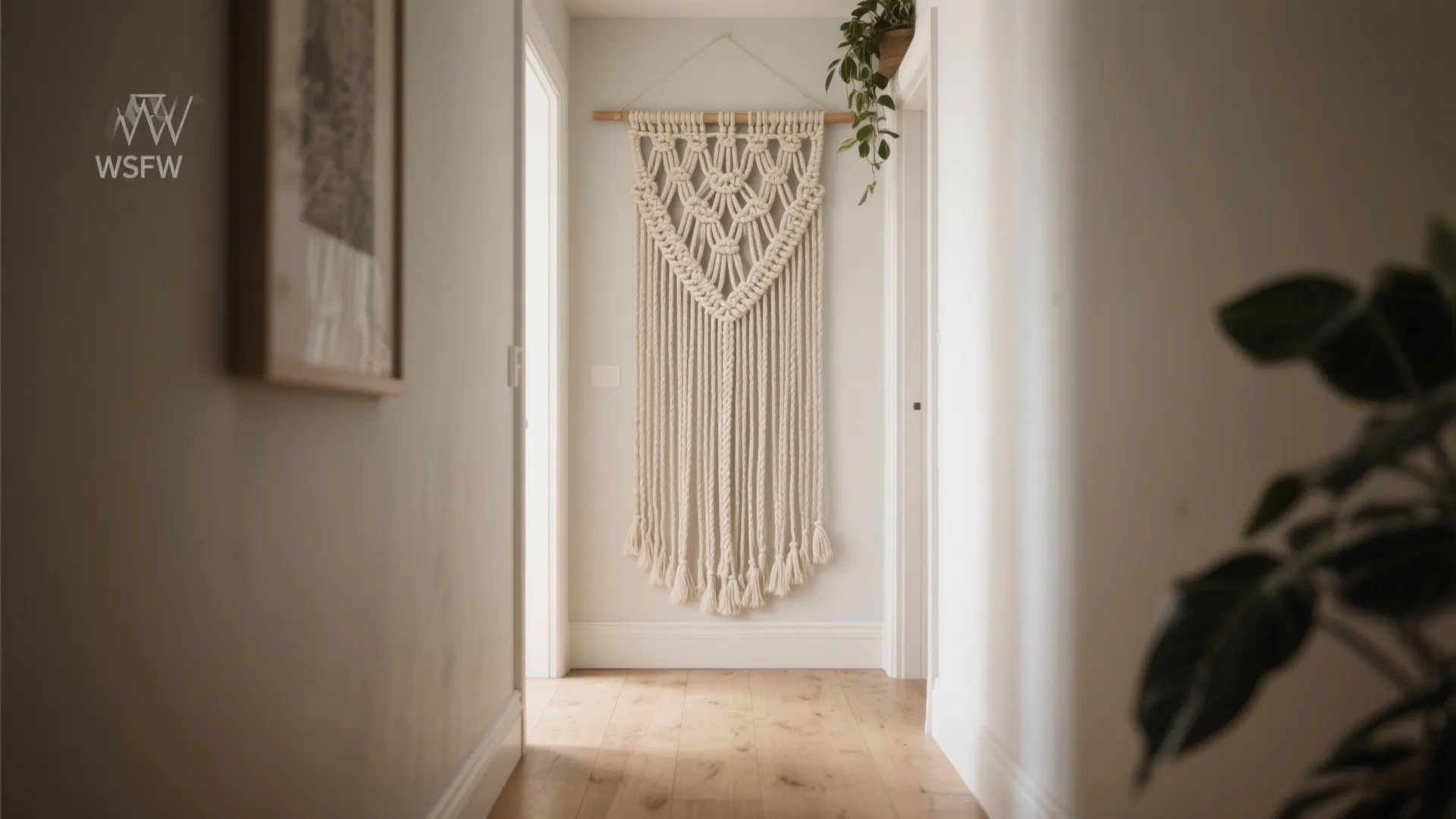 Vertical Macrame to Add Visual Height