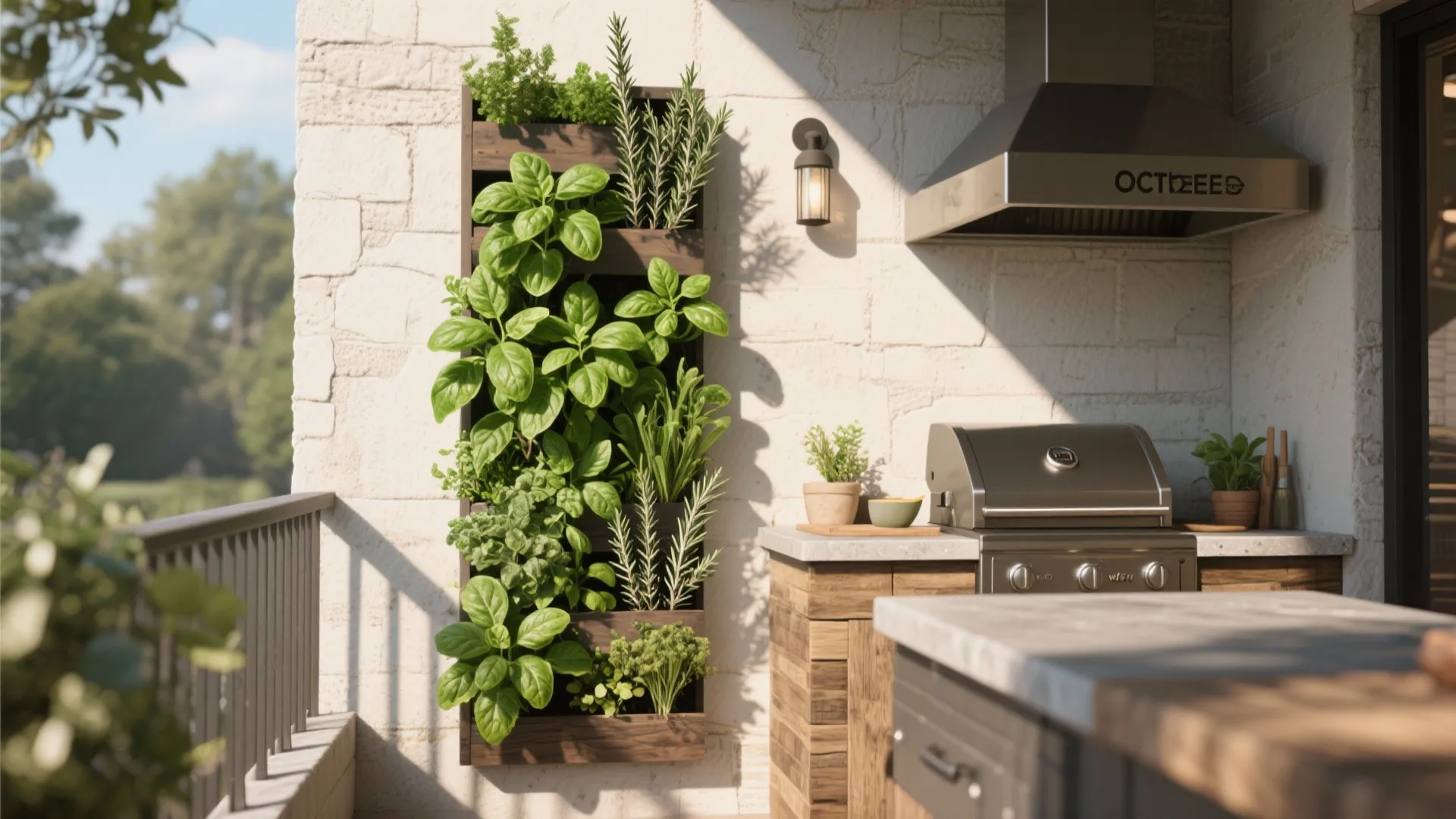 10. Vertical Herb Wall