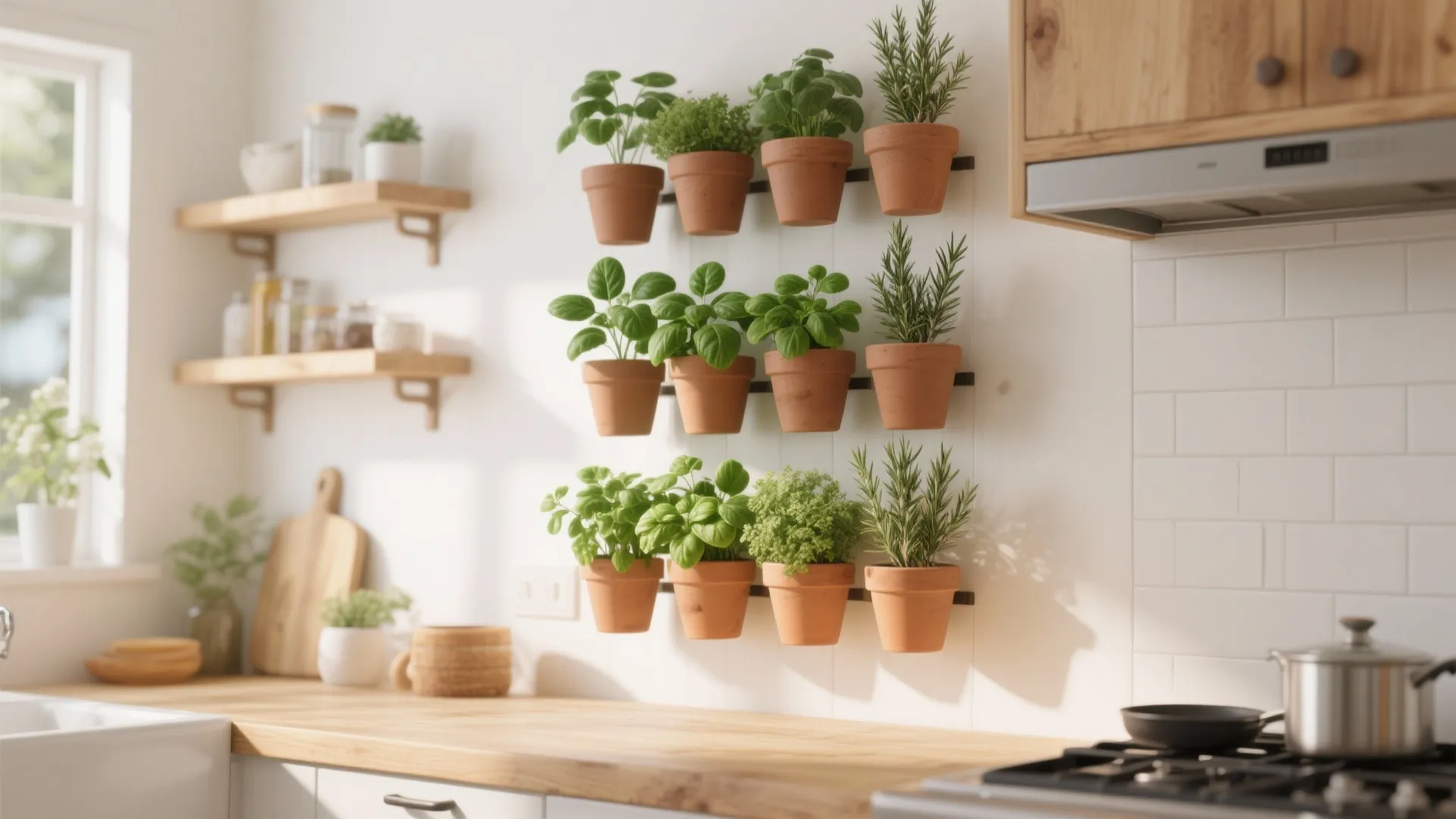 4. Vertical Herb Gardens