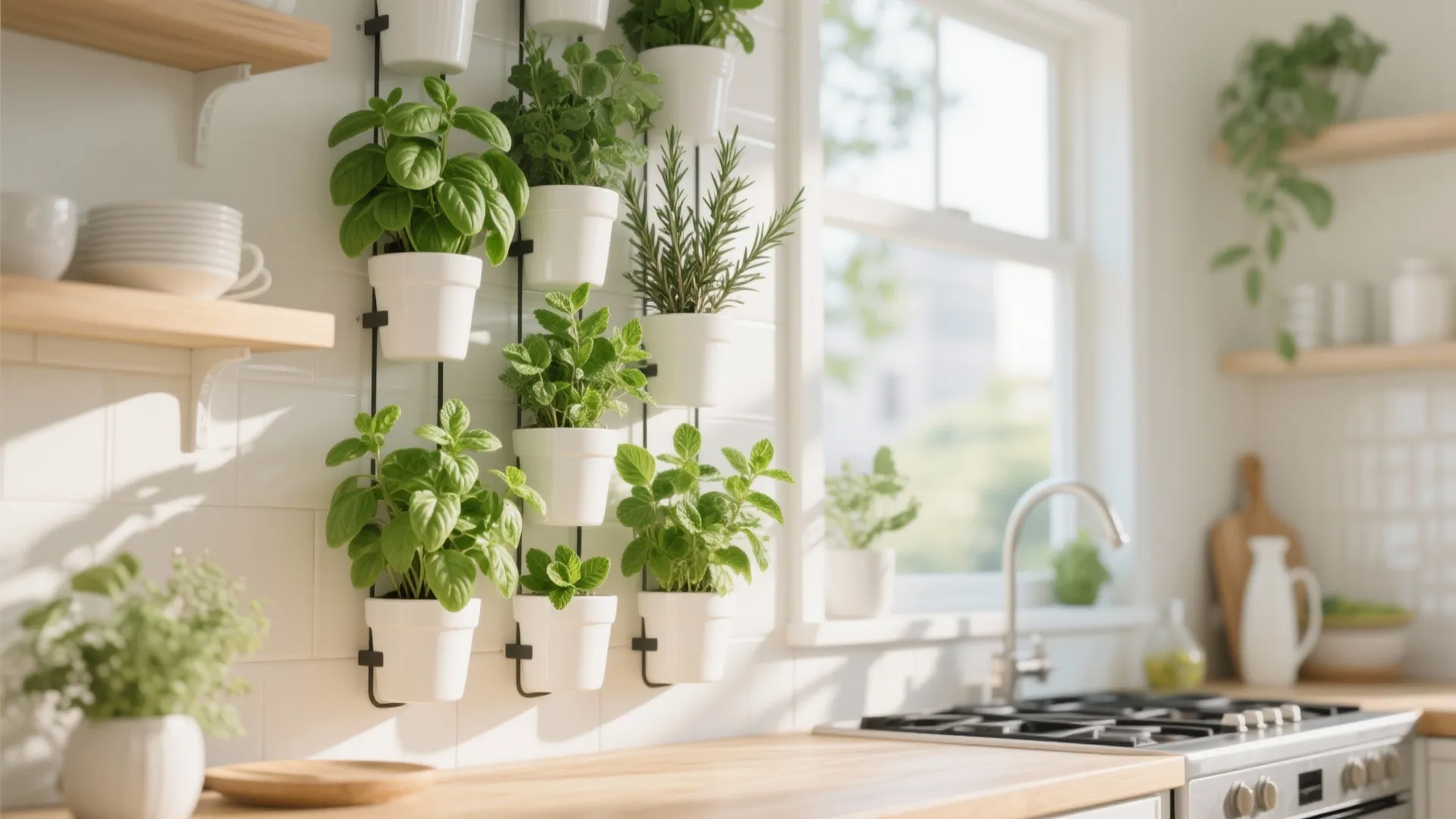 6. Vertical Herb Gardens