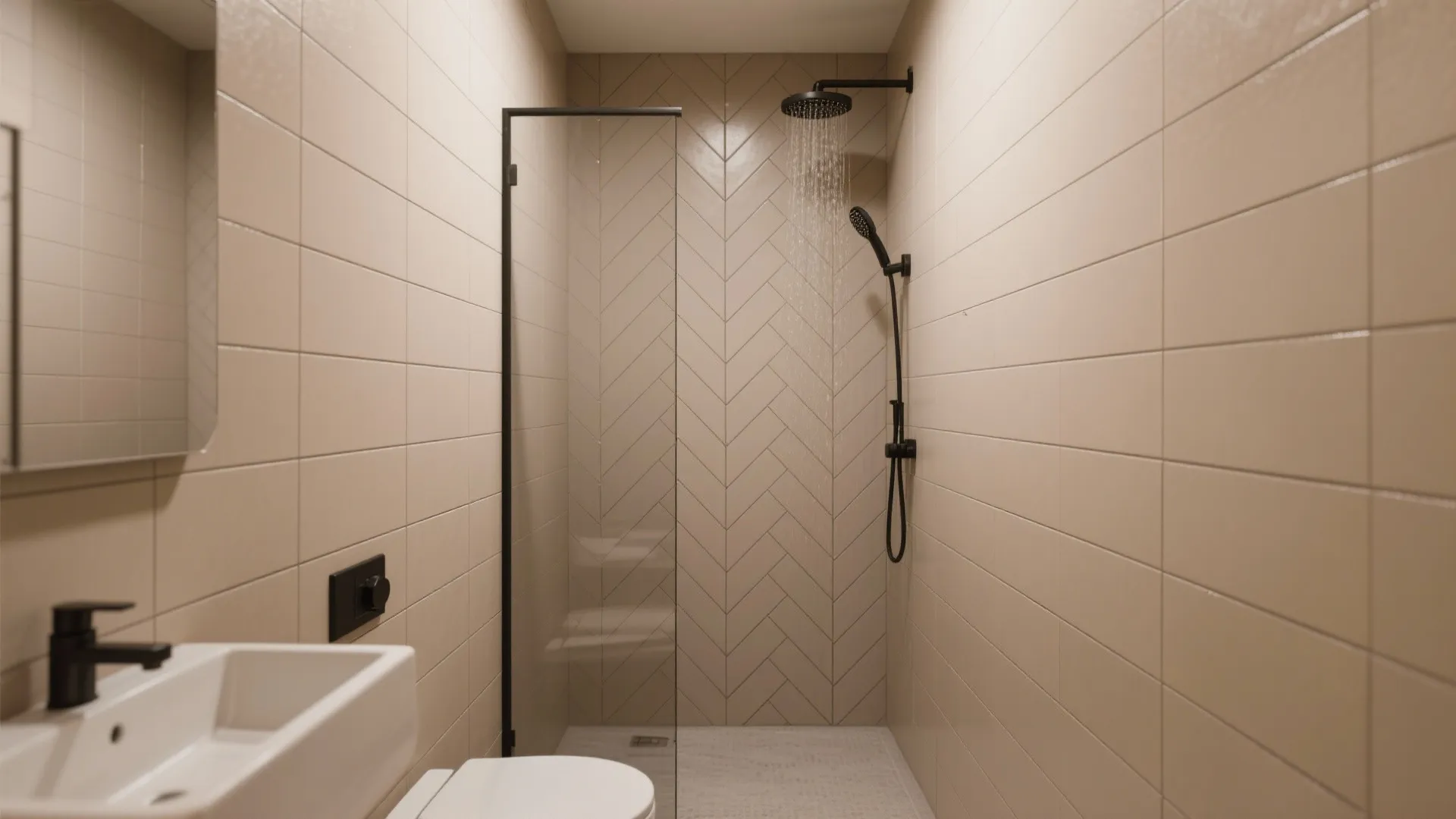 Vertical stack and herringbone to stretch space