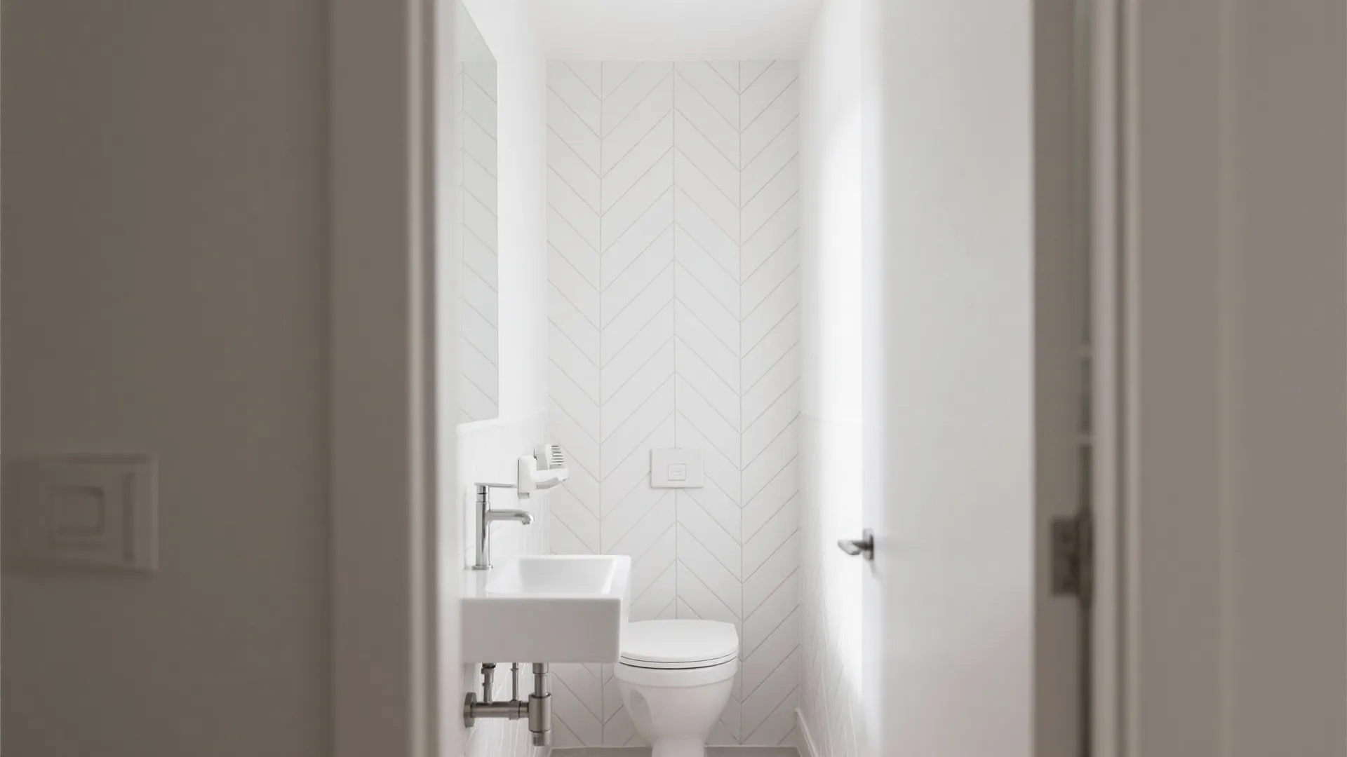 5. Vertical Herringbone Layout