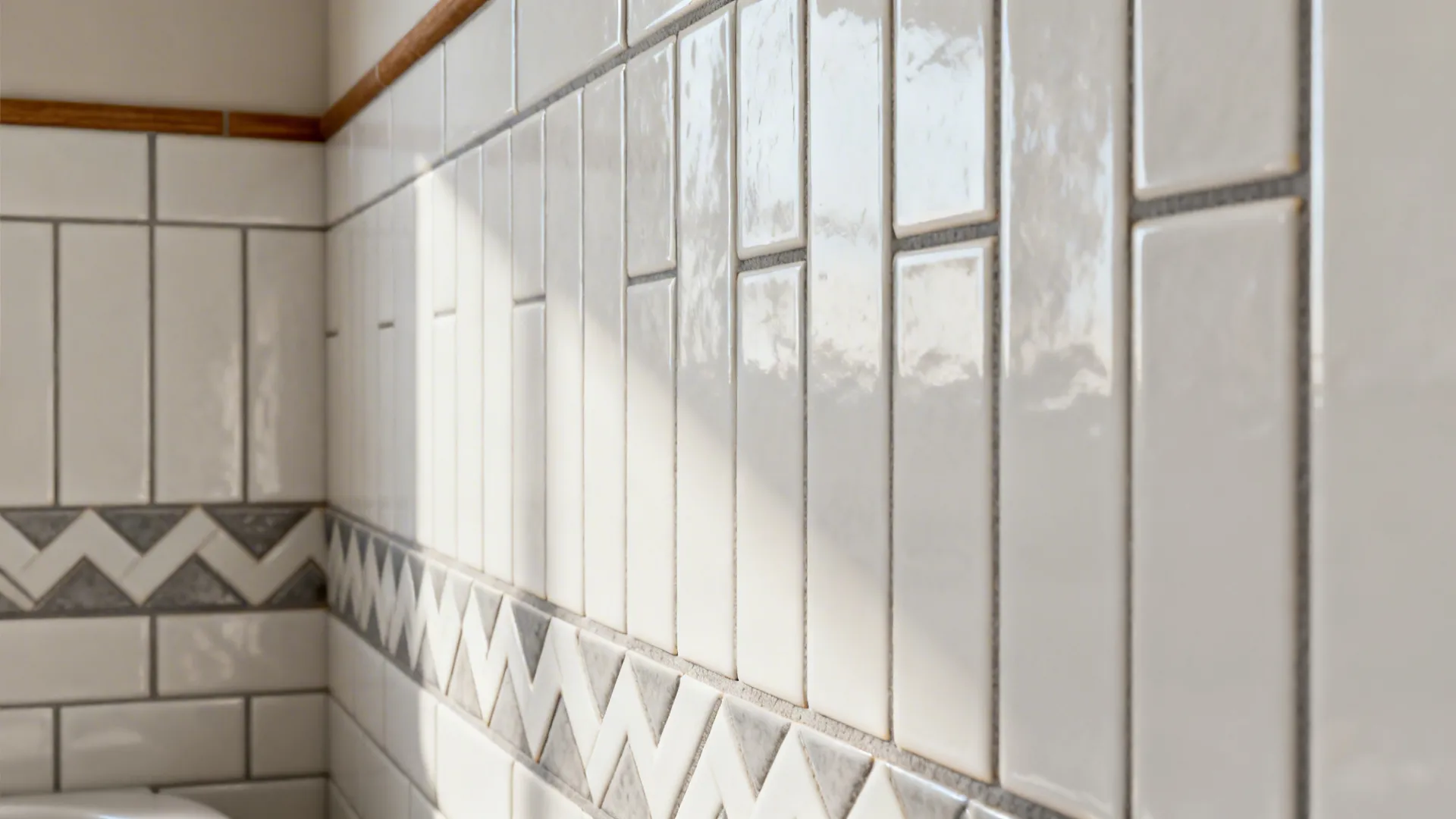 1. Classic subway tiles with a modern twist