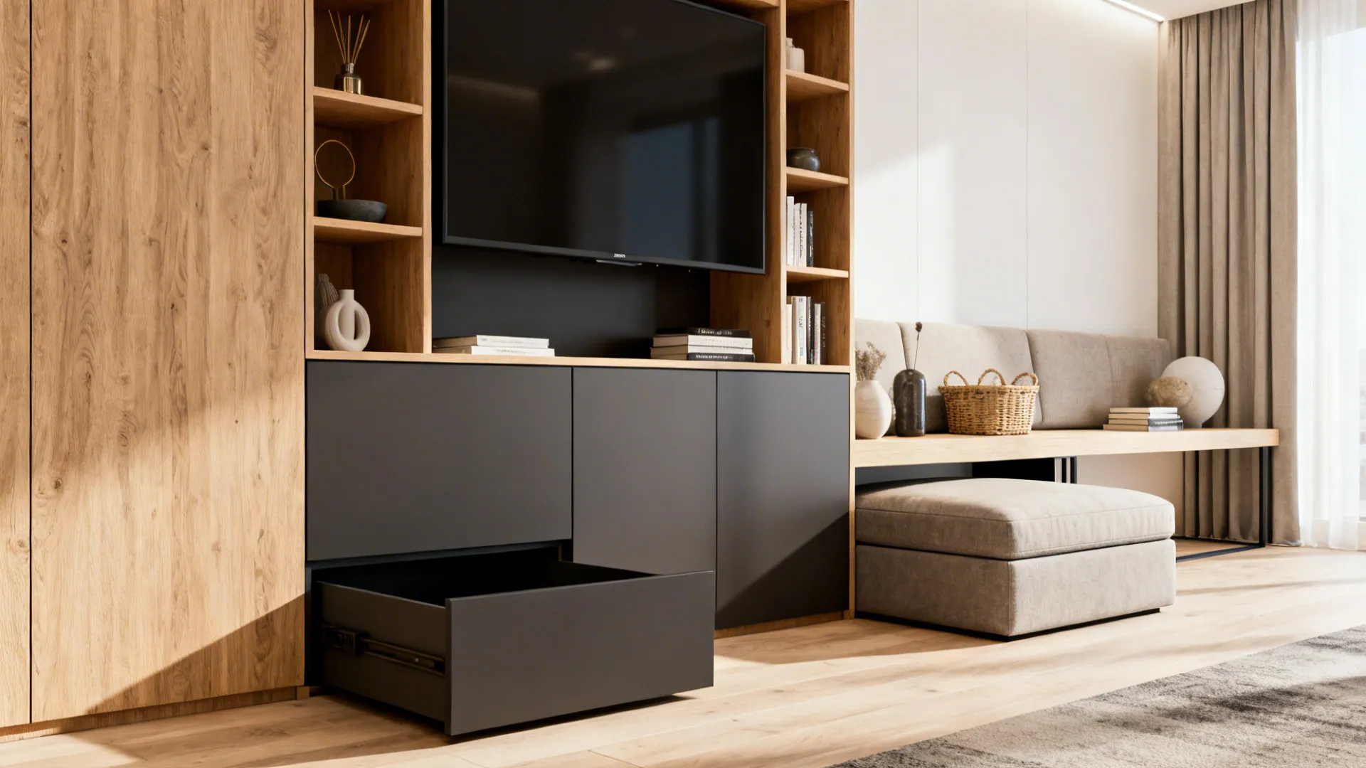 4. Re-think storage: vertical and hidden solutions