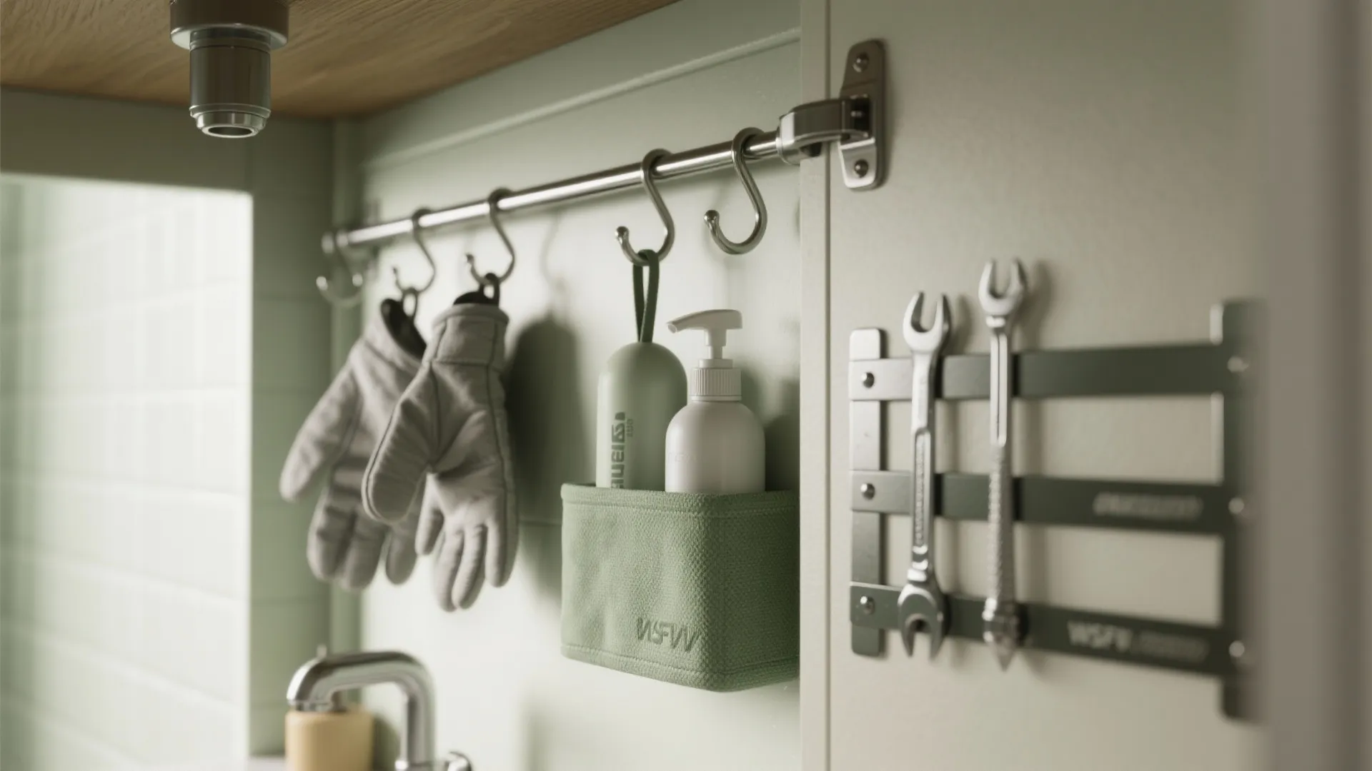 4. Vertical Solutions: Hooks, Clips, and Tension Rods