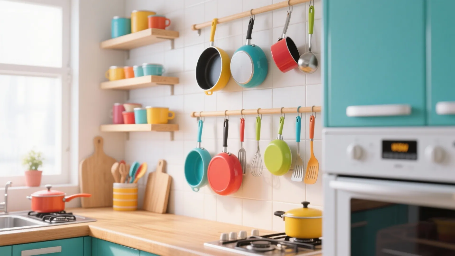 10. Vertical Kitchen Rail System