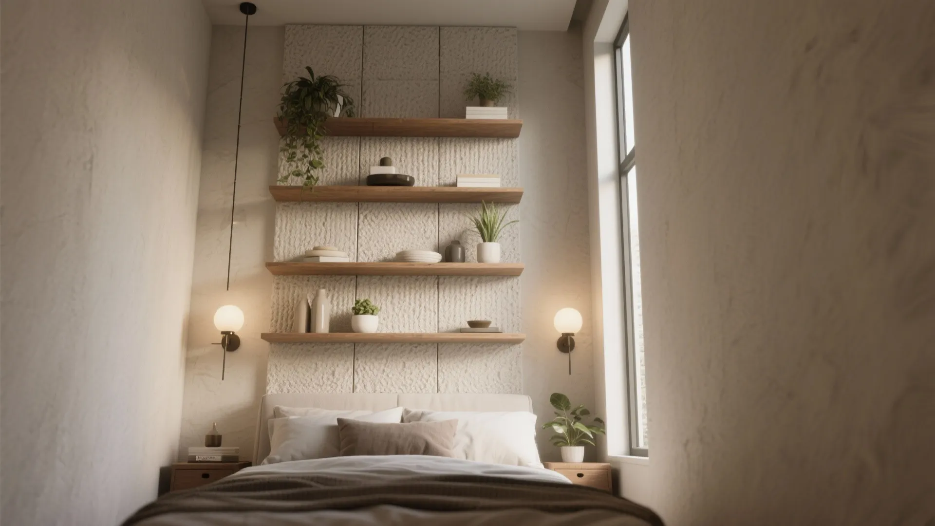 2. Vertical Layers: Shelves, Lighting, and Textures