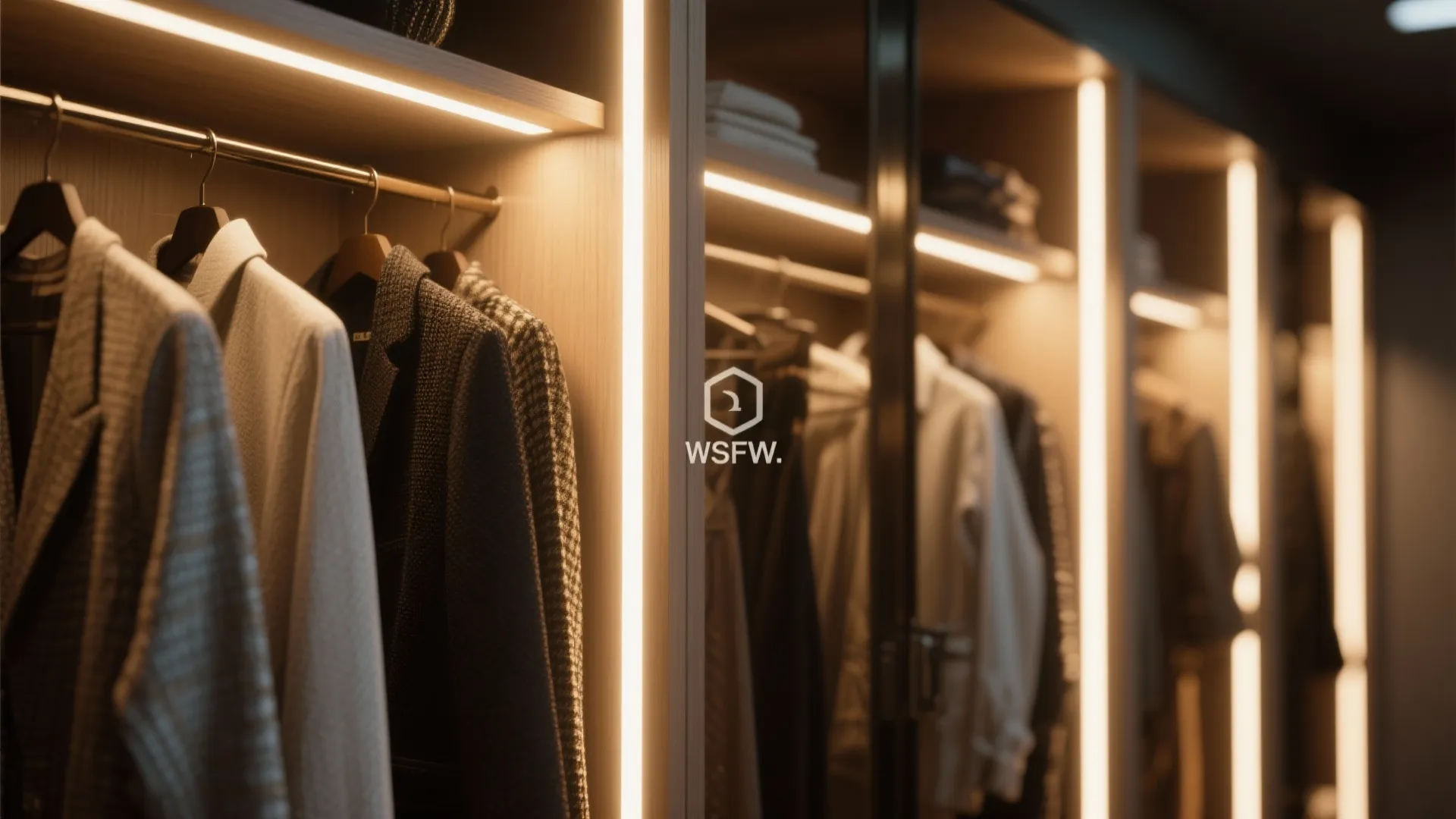 Vertical lighting for a boutique feel