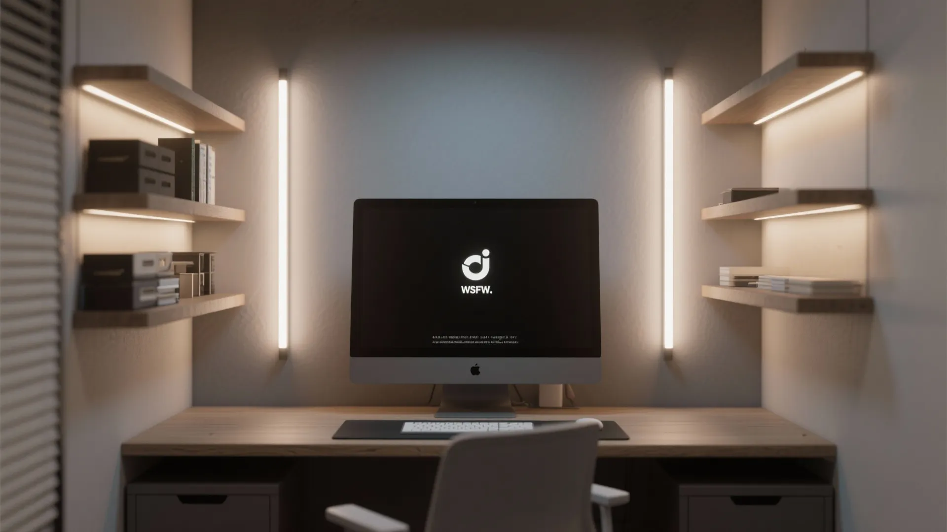 4. Slim Vertical LED Strips