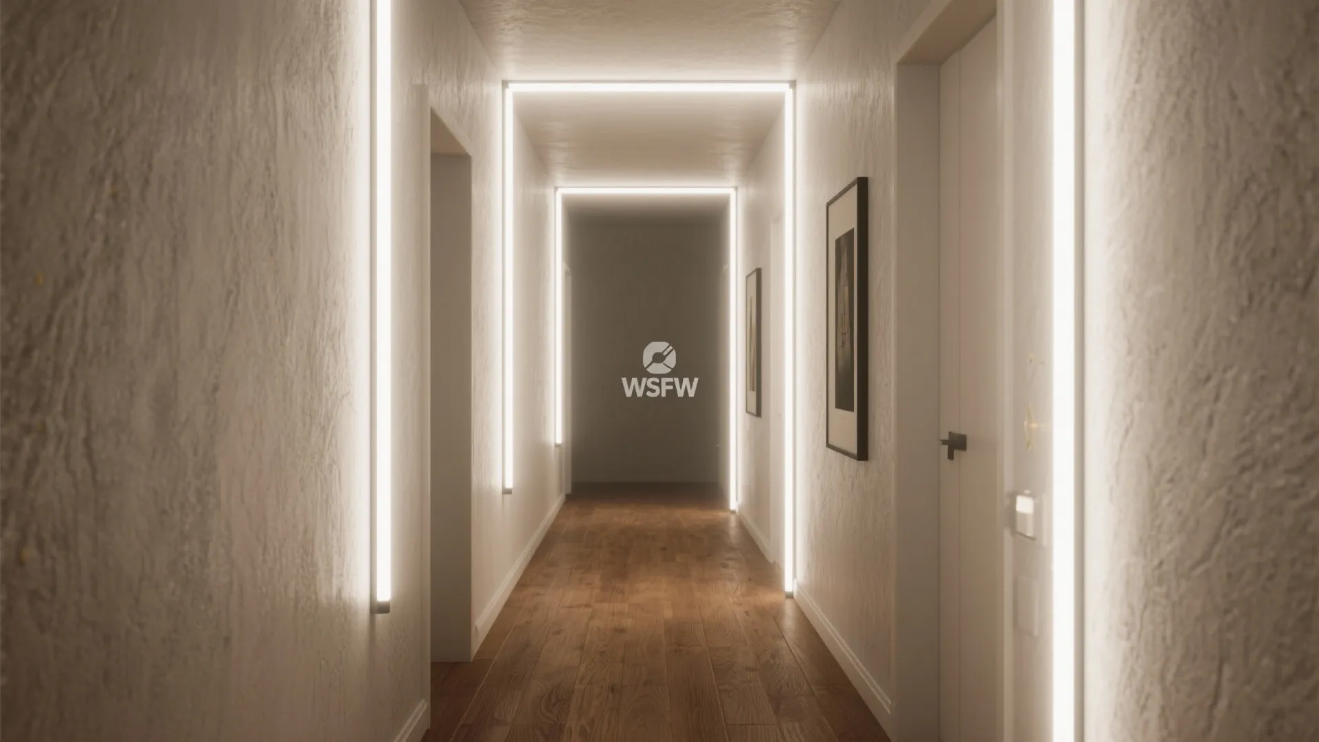 2. Vertical LED Accent Strips