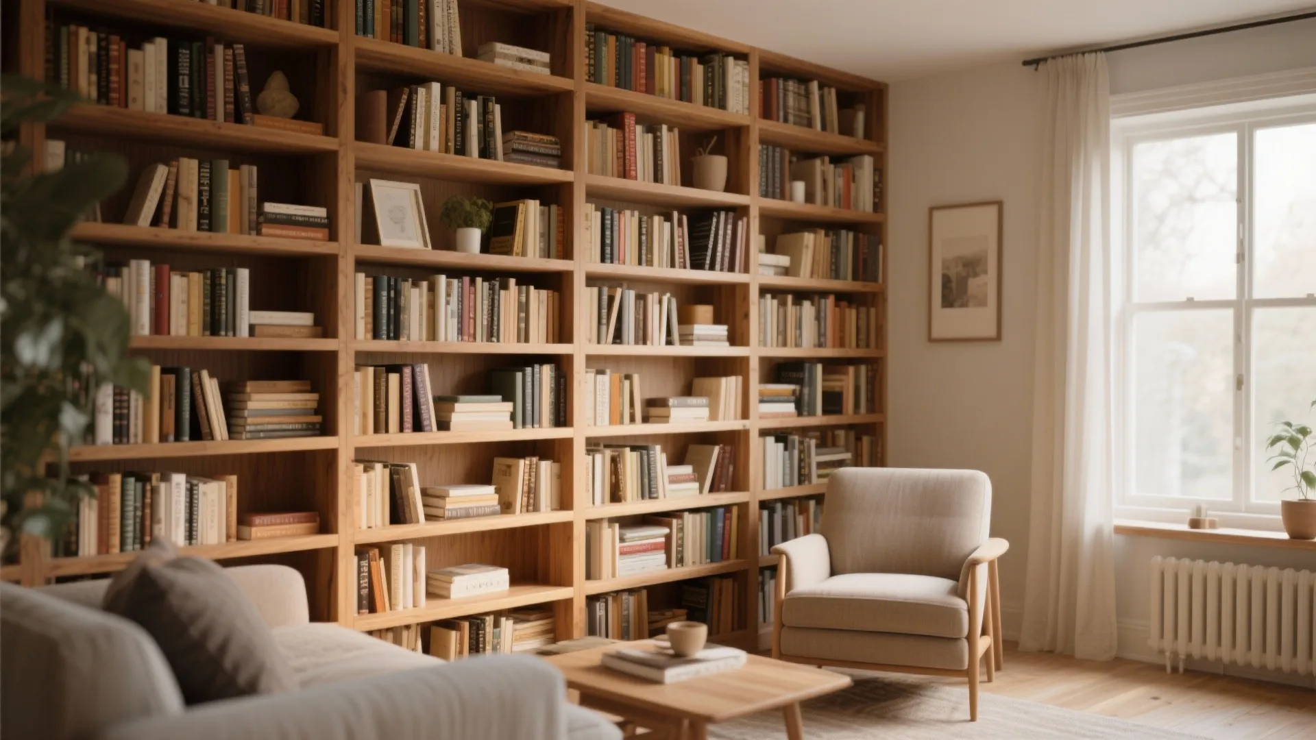 Vertical Library Wall