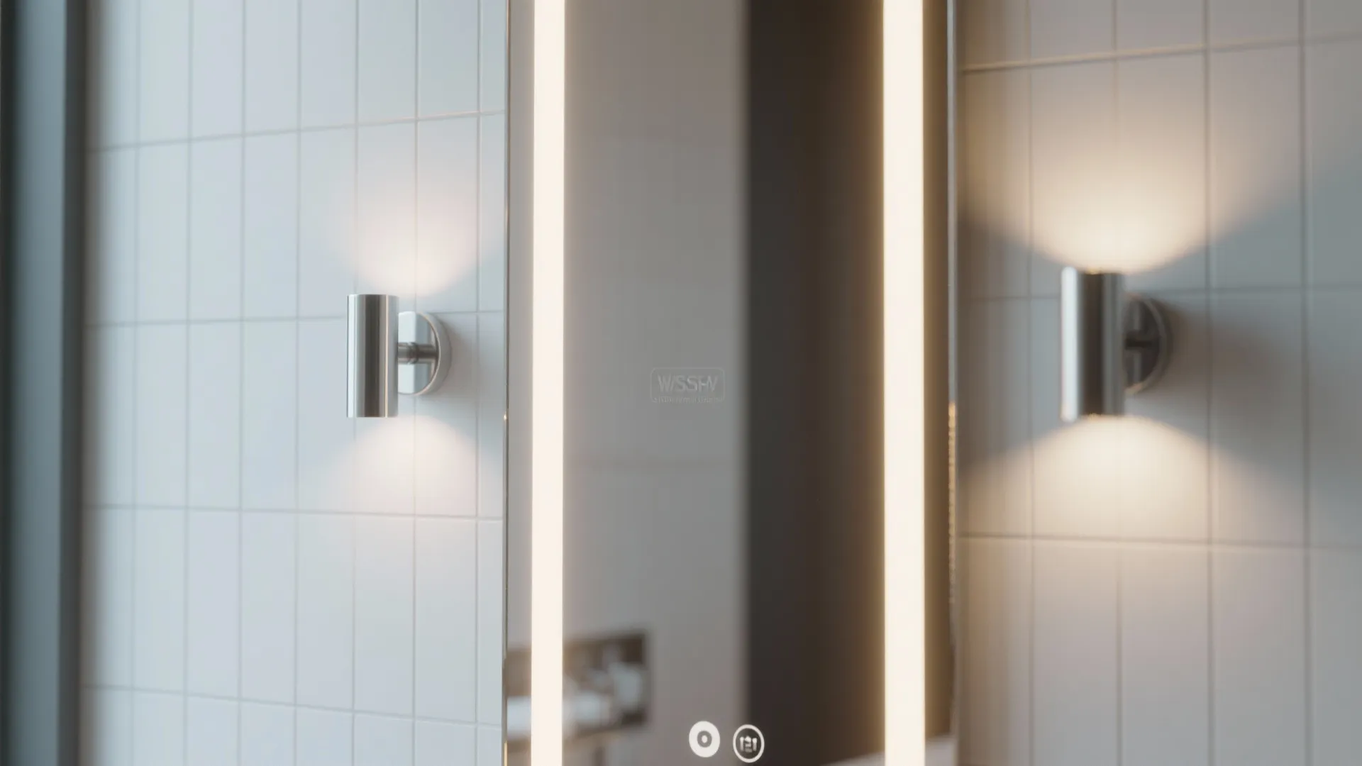 4. Vertical lighting and mirrors