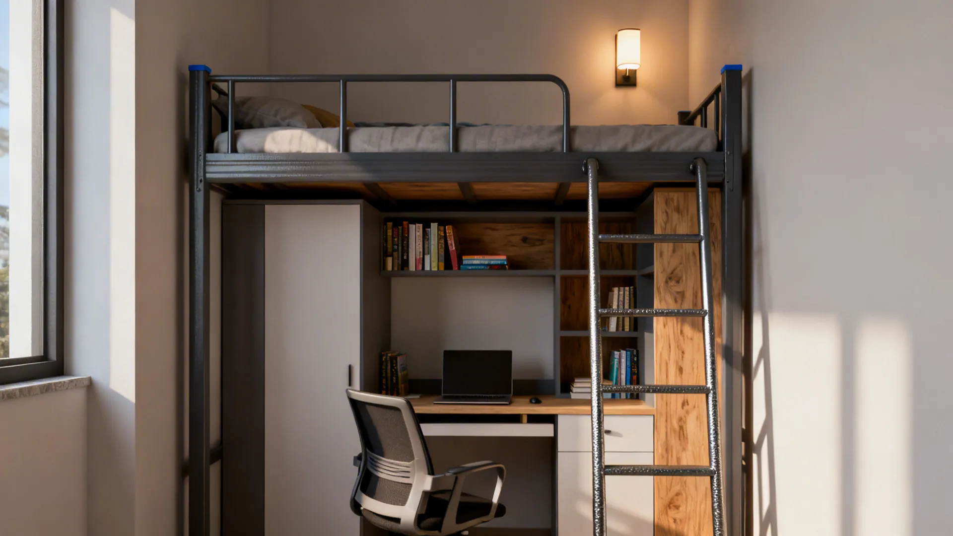 1. Vertical bunk-style lofting