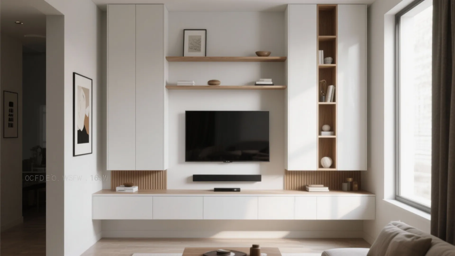 Vertical storage and slim media walls