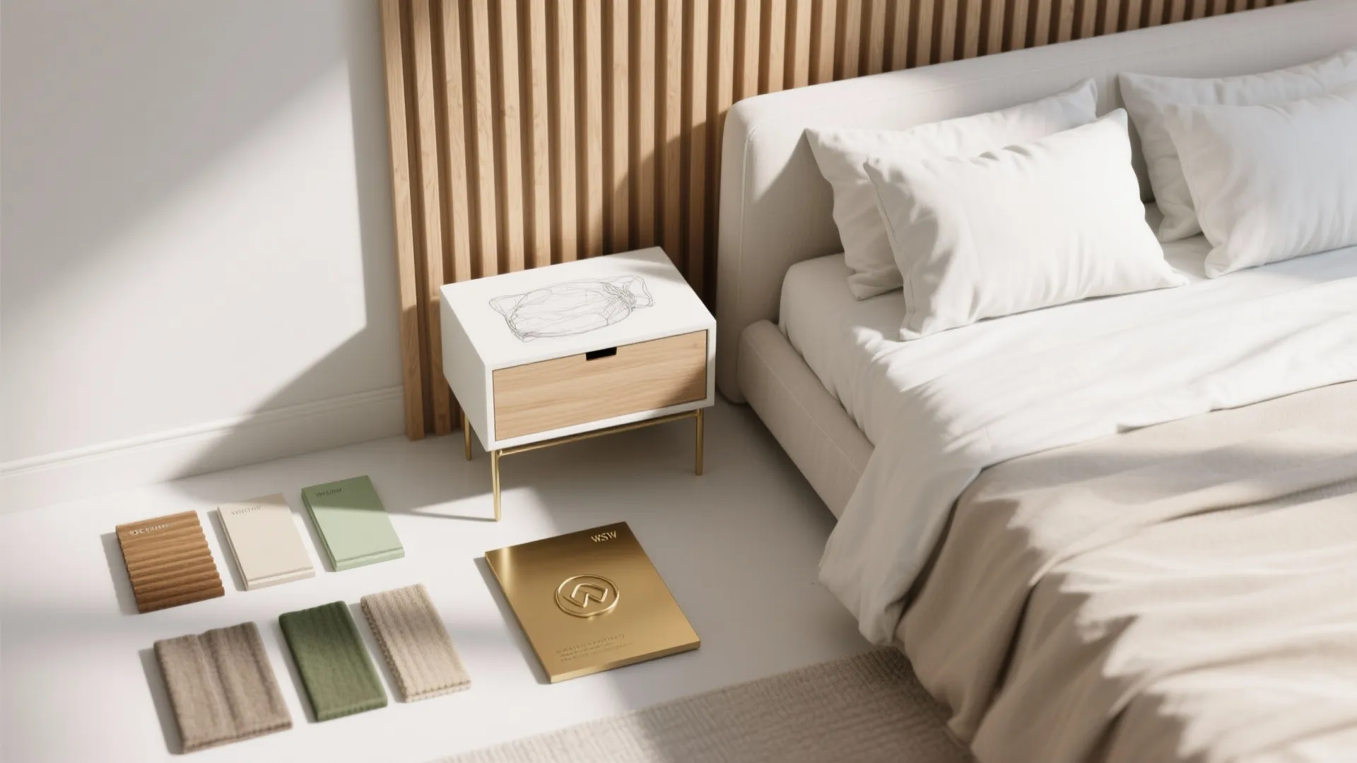 5. Light Colors, Vertical Patterns, and Minimal Footprint Furniture