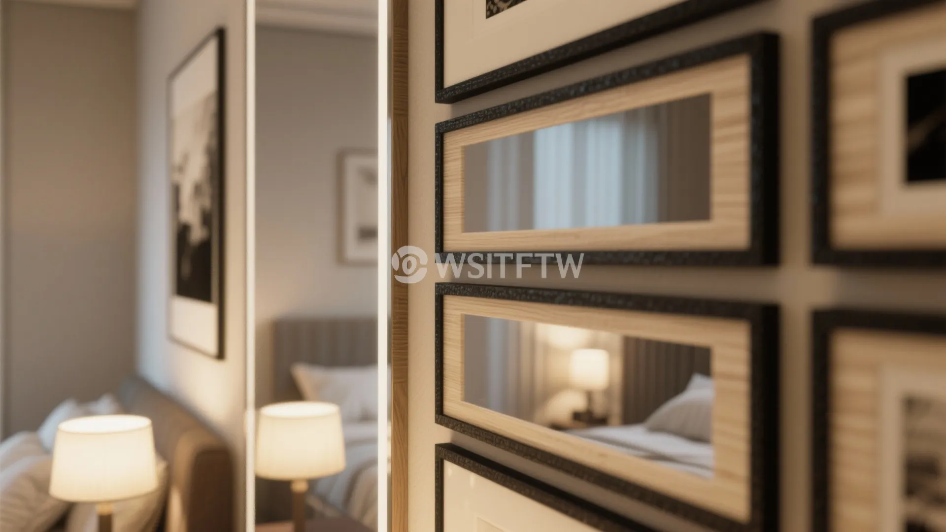 4. Vertical art and mirror tricks