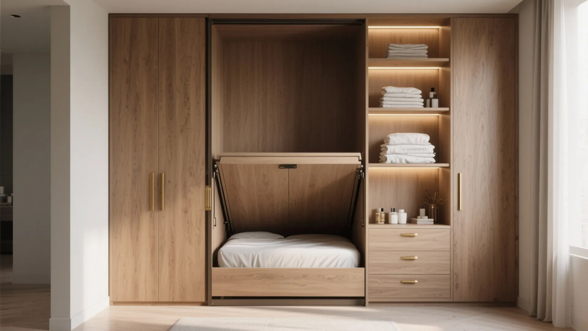 1. Vertical Storage Integrated Murphy