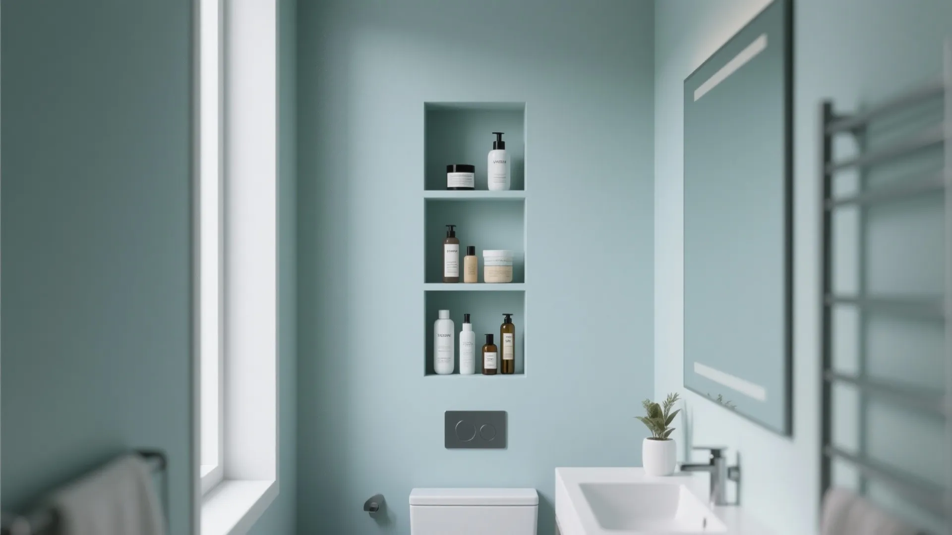 6. Vertical Storage Niche