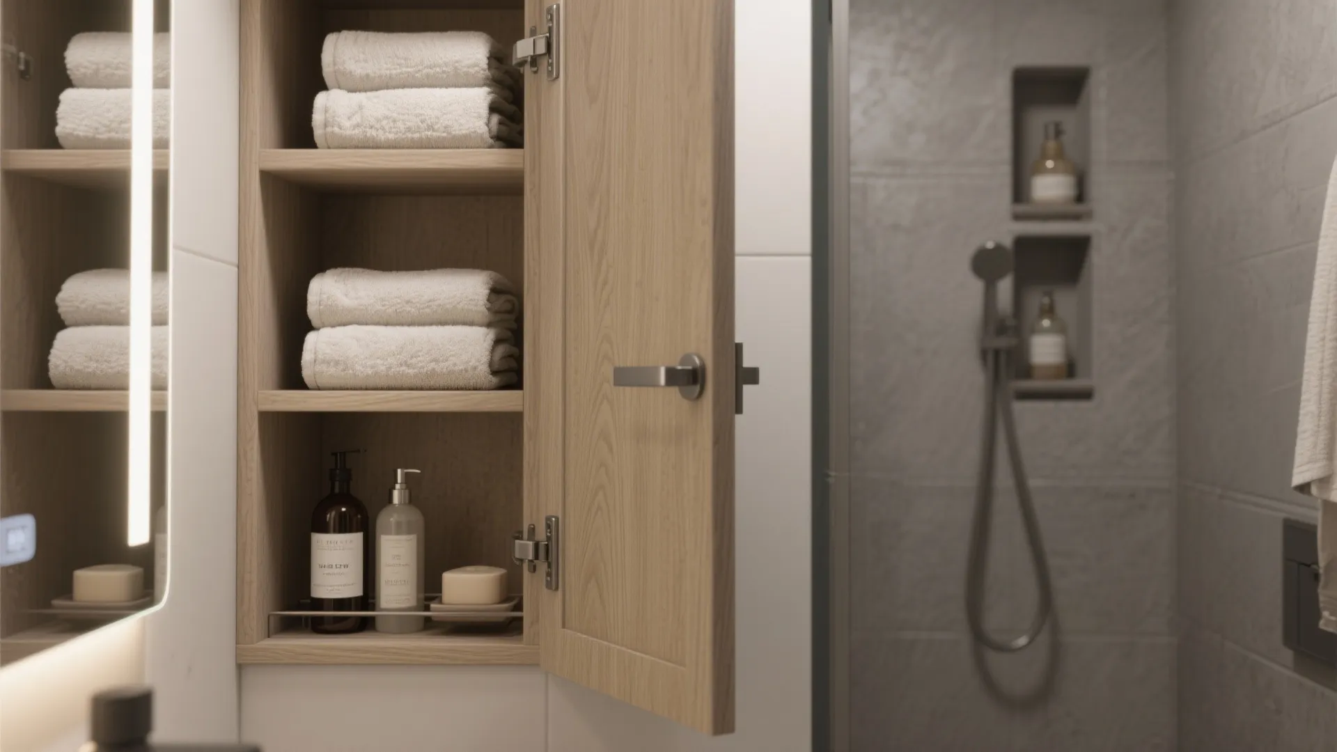 4. Vertical storage and clever niches