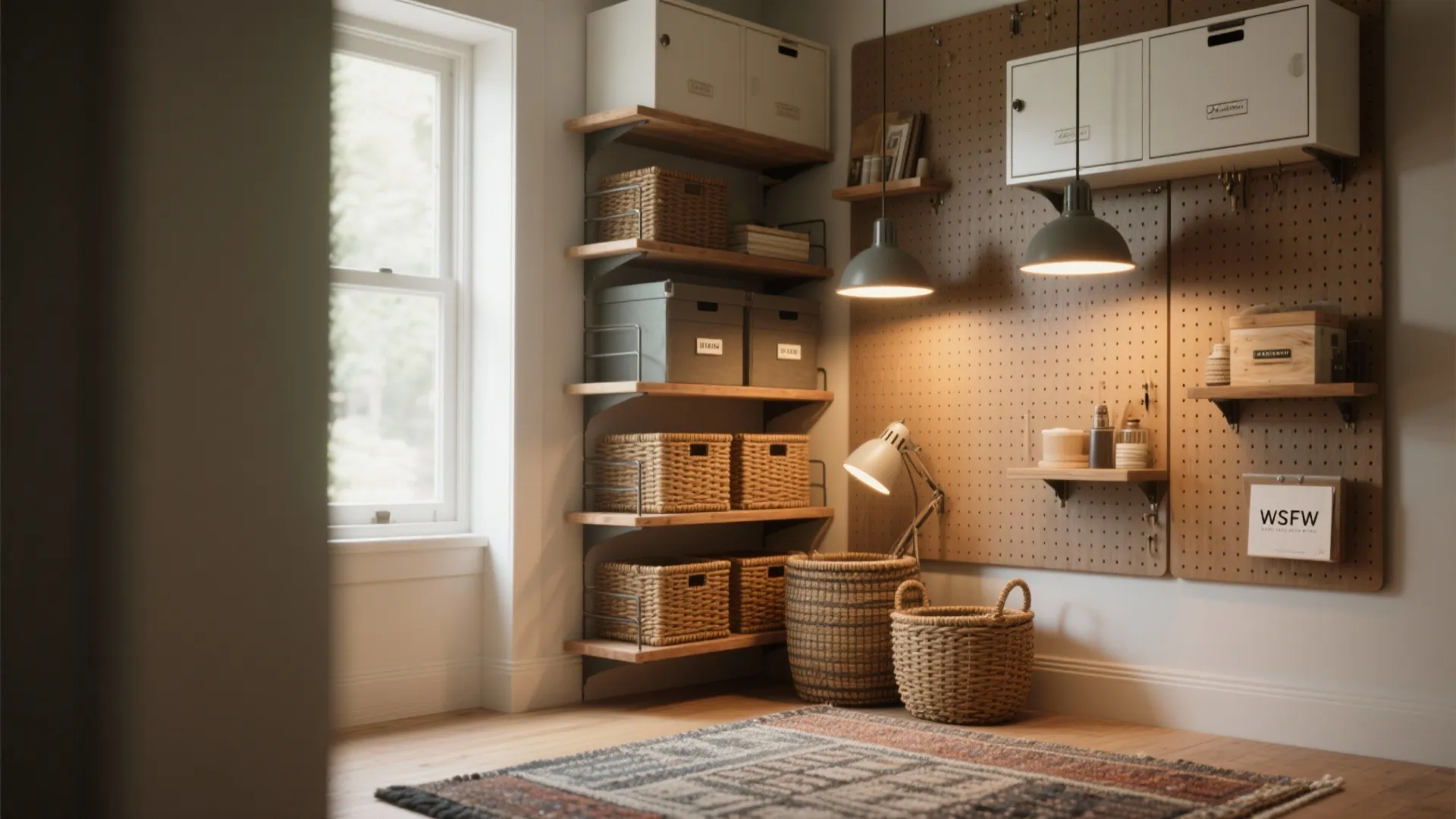 5. Nook with Vertical Storage and Zoning