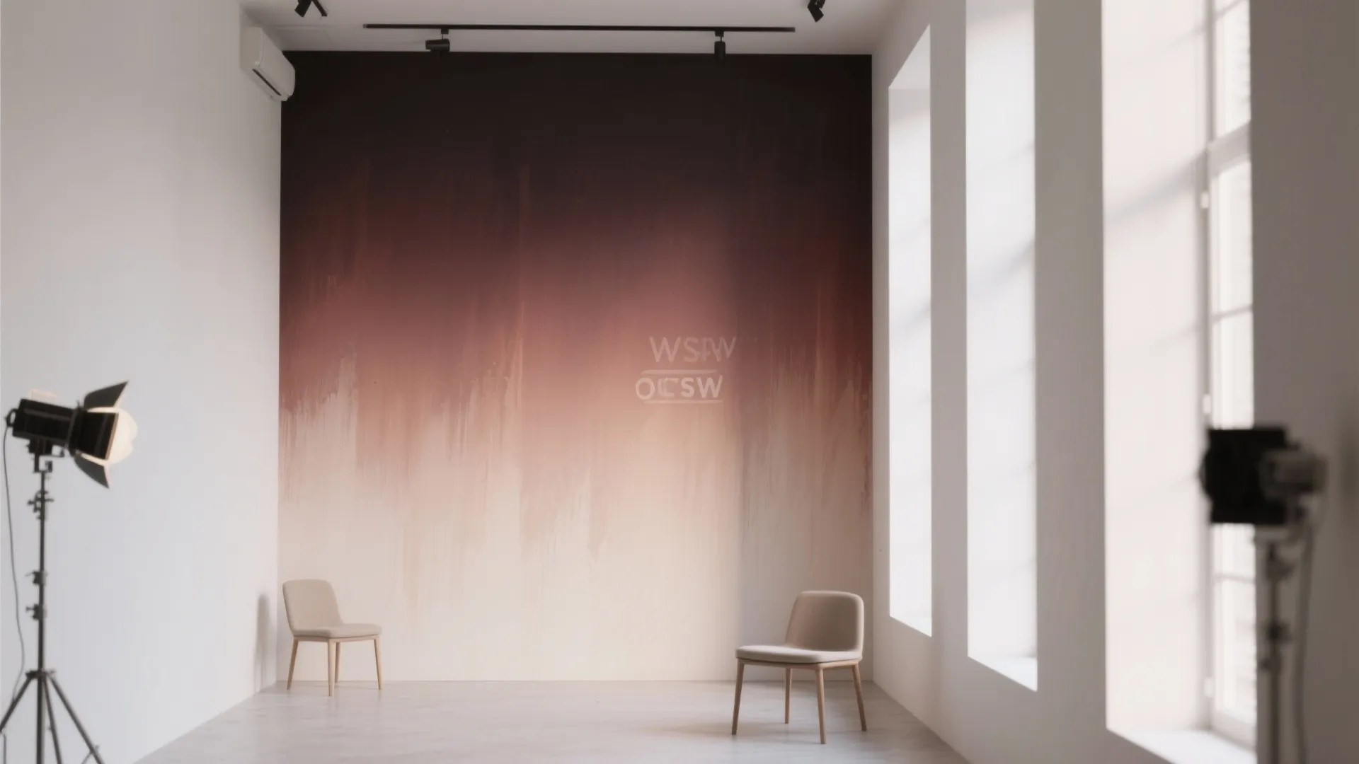 2. Vertical Ombre to Heighten Ceilings