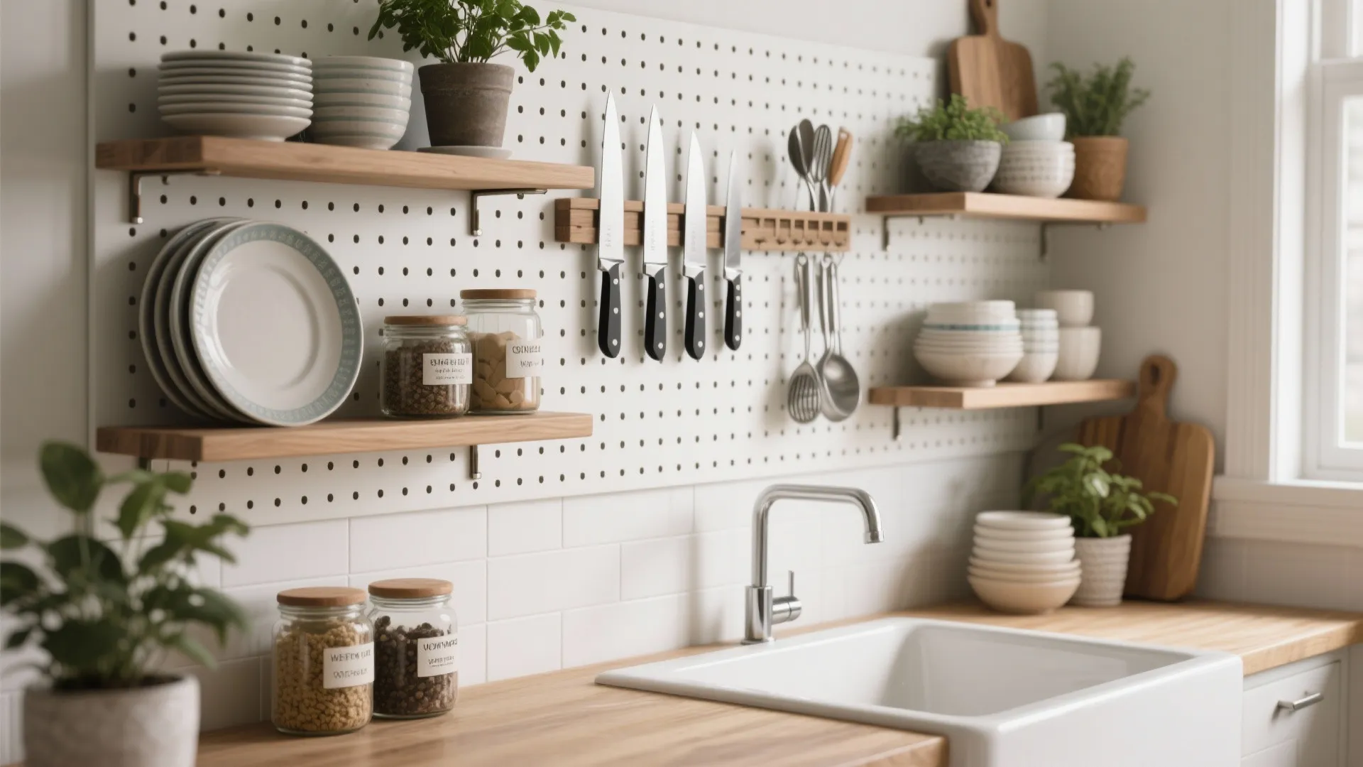 5. Vertical Zones & Open Shelving