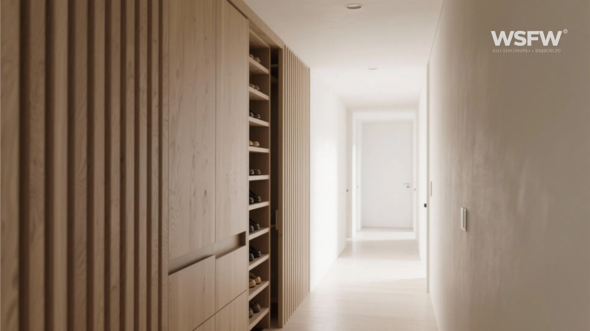 1) Minimalist Vertical Paneling for Height and Rhythm