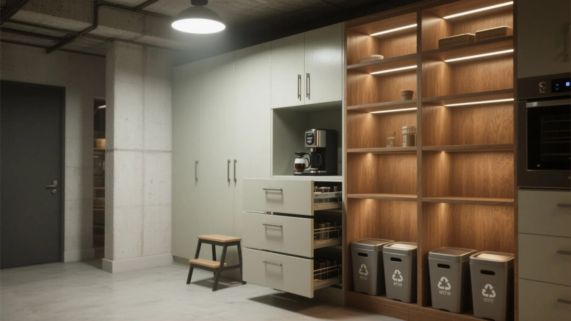 3. Build multifunctional elements and vertical storage