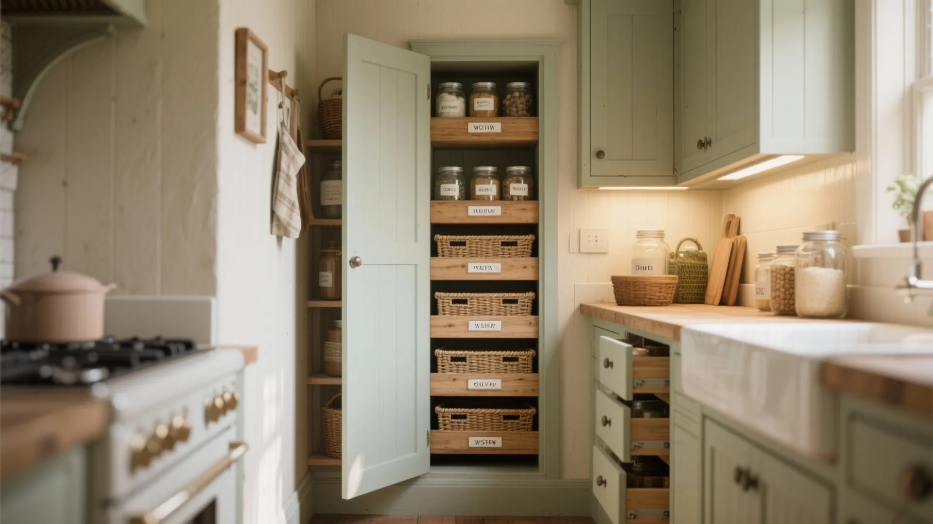 3. Create vertical pantry zones
