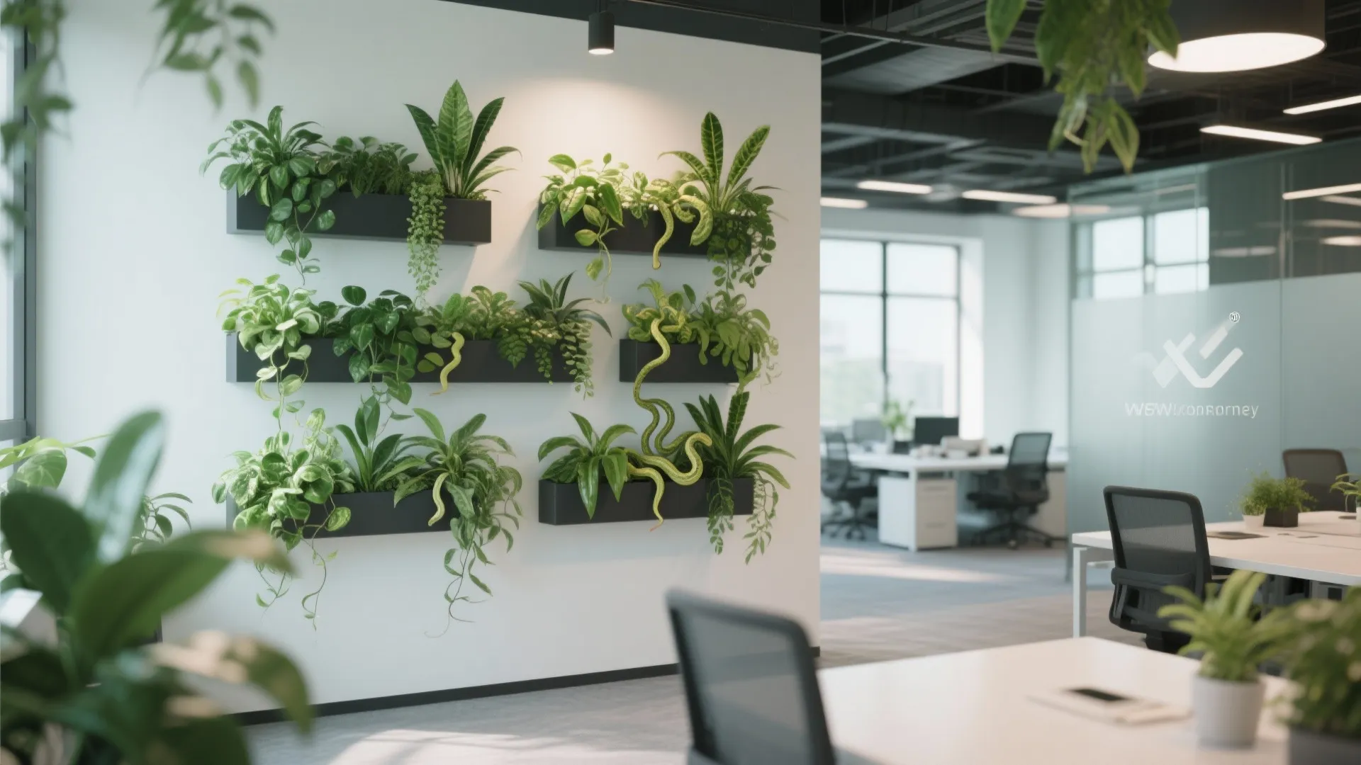 7. Vertical Plant Display