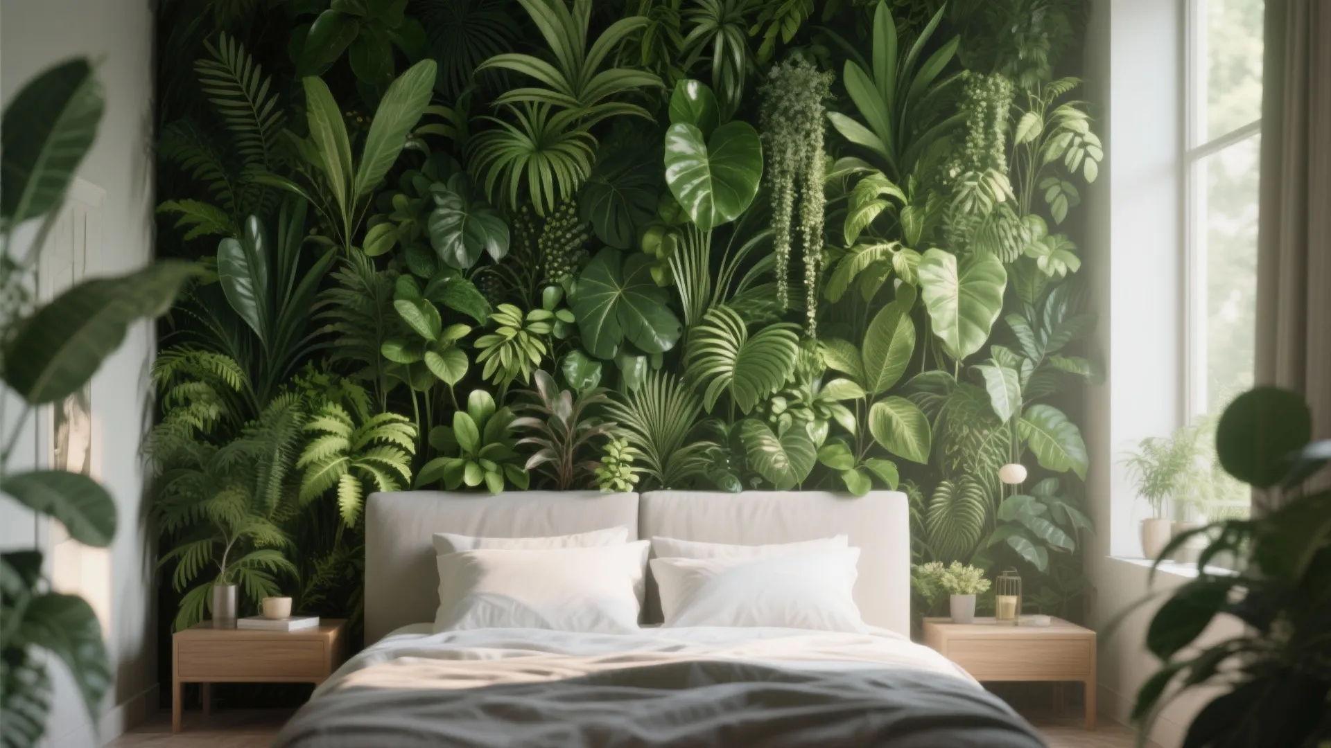 5. Plant wall with mixed species