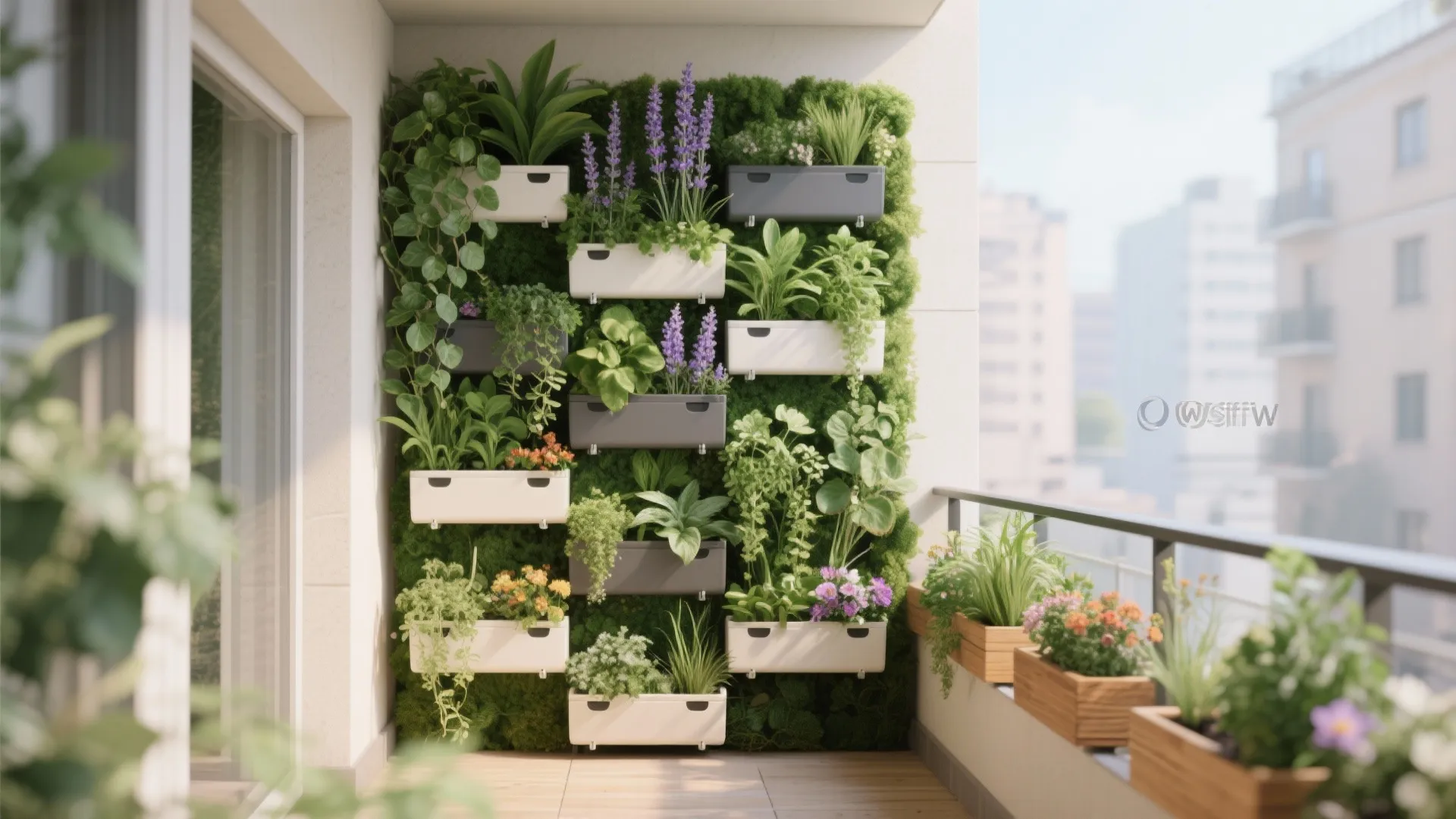 1) Vertical Planter Systems for Lush Green Walls